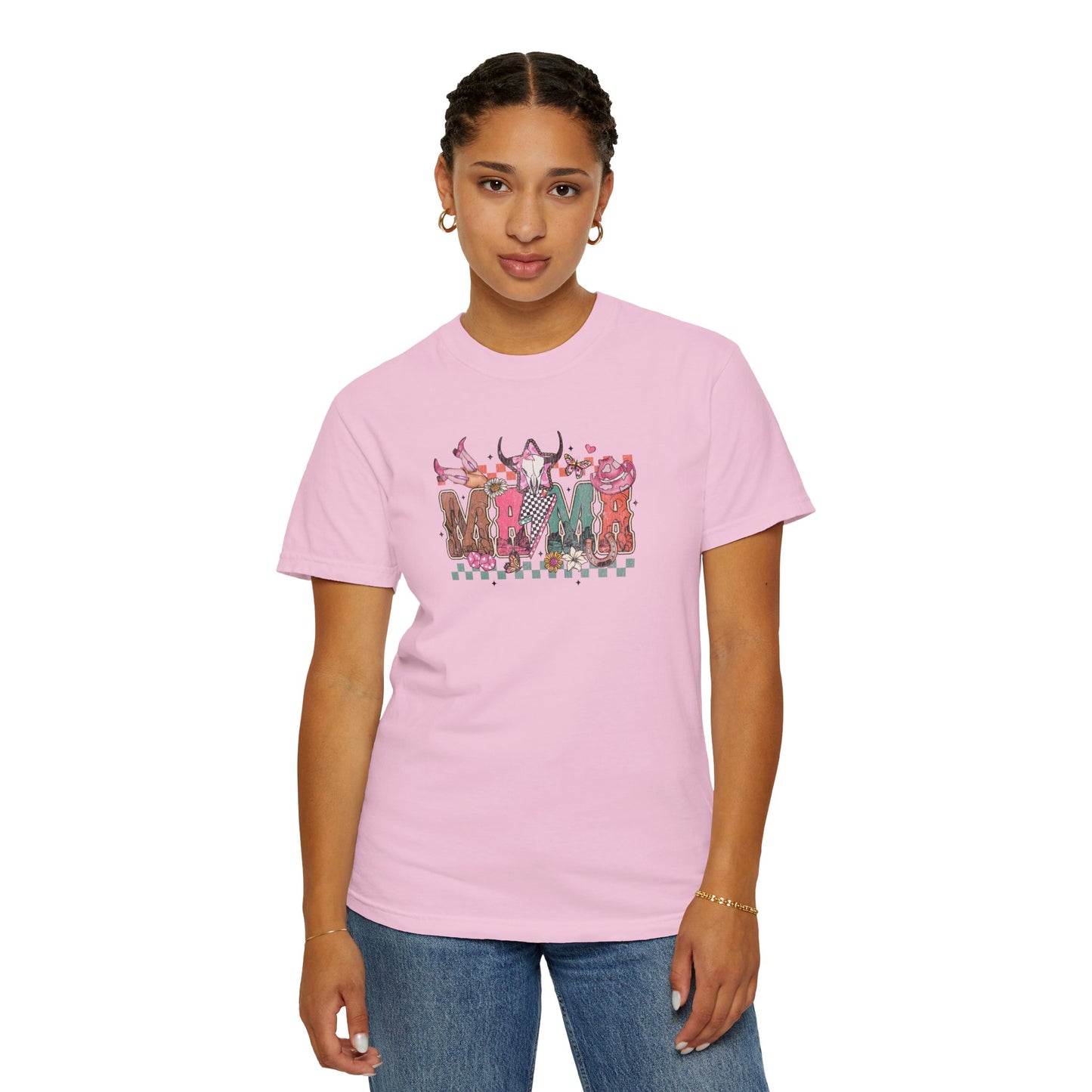 Whimsical Animal Print Unisex Garment-Dyed T-shirt | Fun Casual Tee