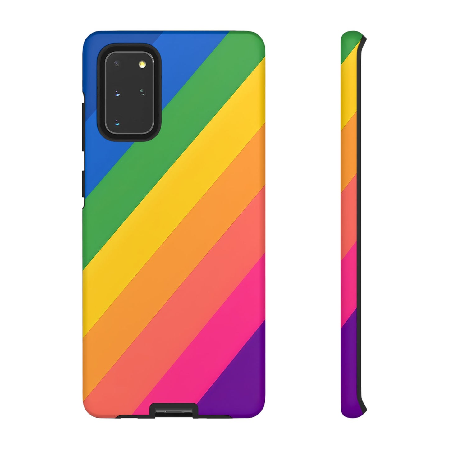 Vibrant Rainbow Phone Case - Tough & Stylish