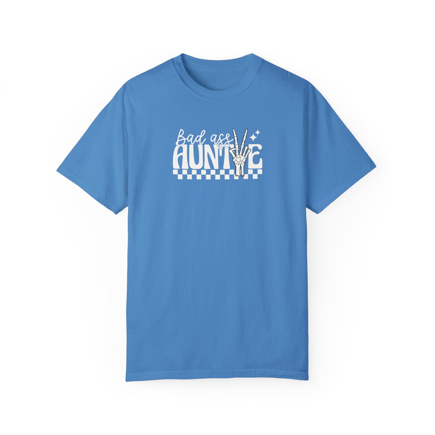 Bad Ass Aunt Unisex Garment-Dyed T-Shirt - Comfortable and Stylish Gift for Aunts