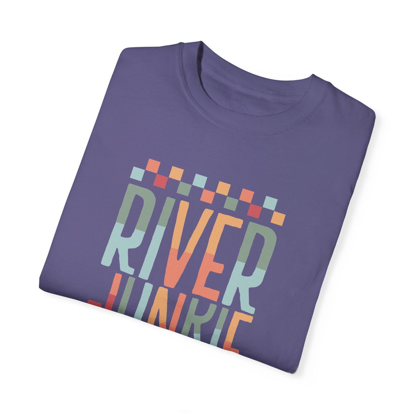 River Junkie Unisex Garment-Dyed T-Shirt - Perfect for Adventure Lovers
