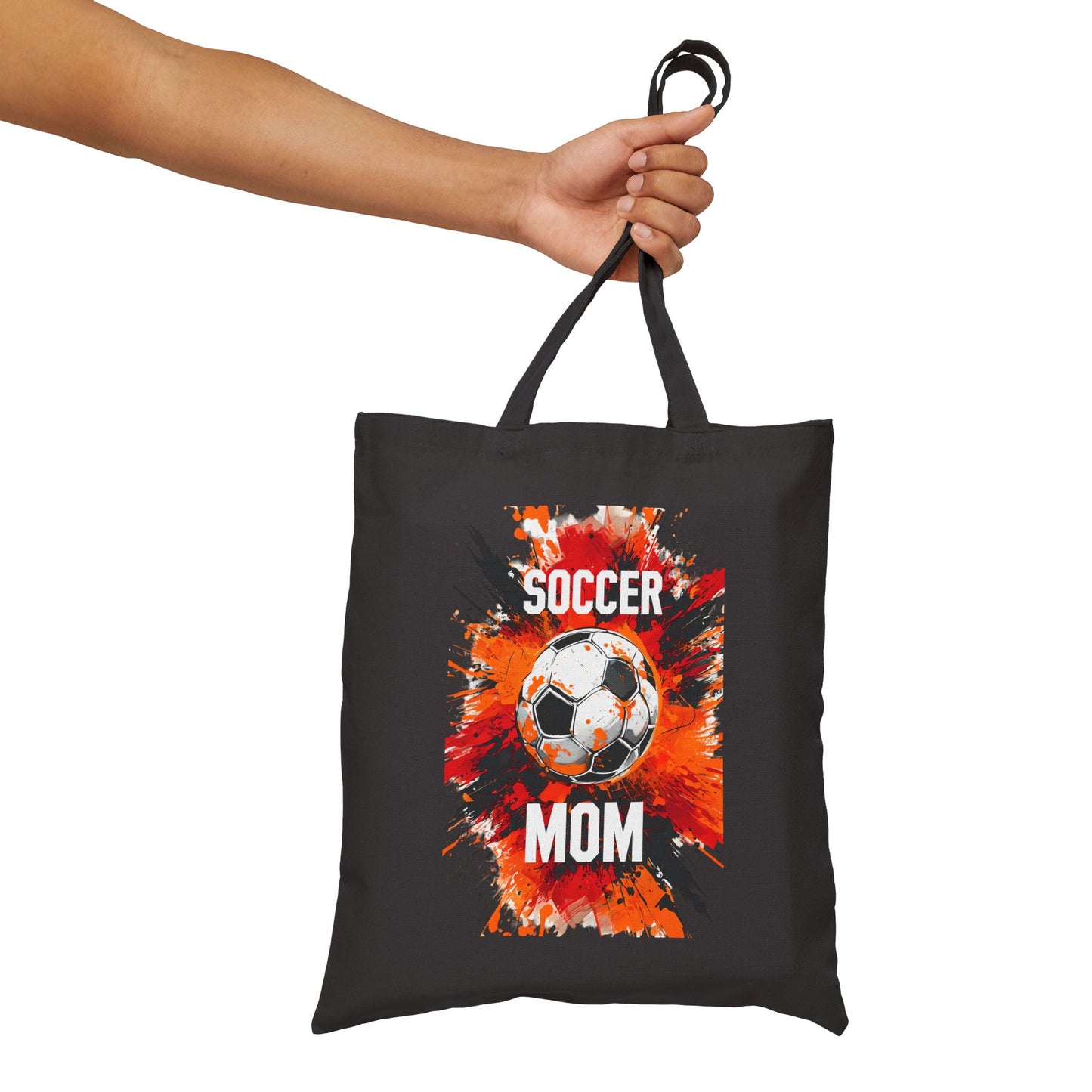 Soccer Mom Cotton Canvas Tote Bag - Perfect for Game Days
