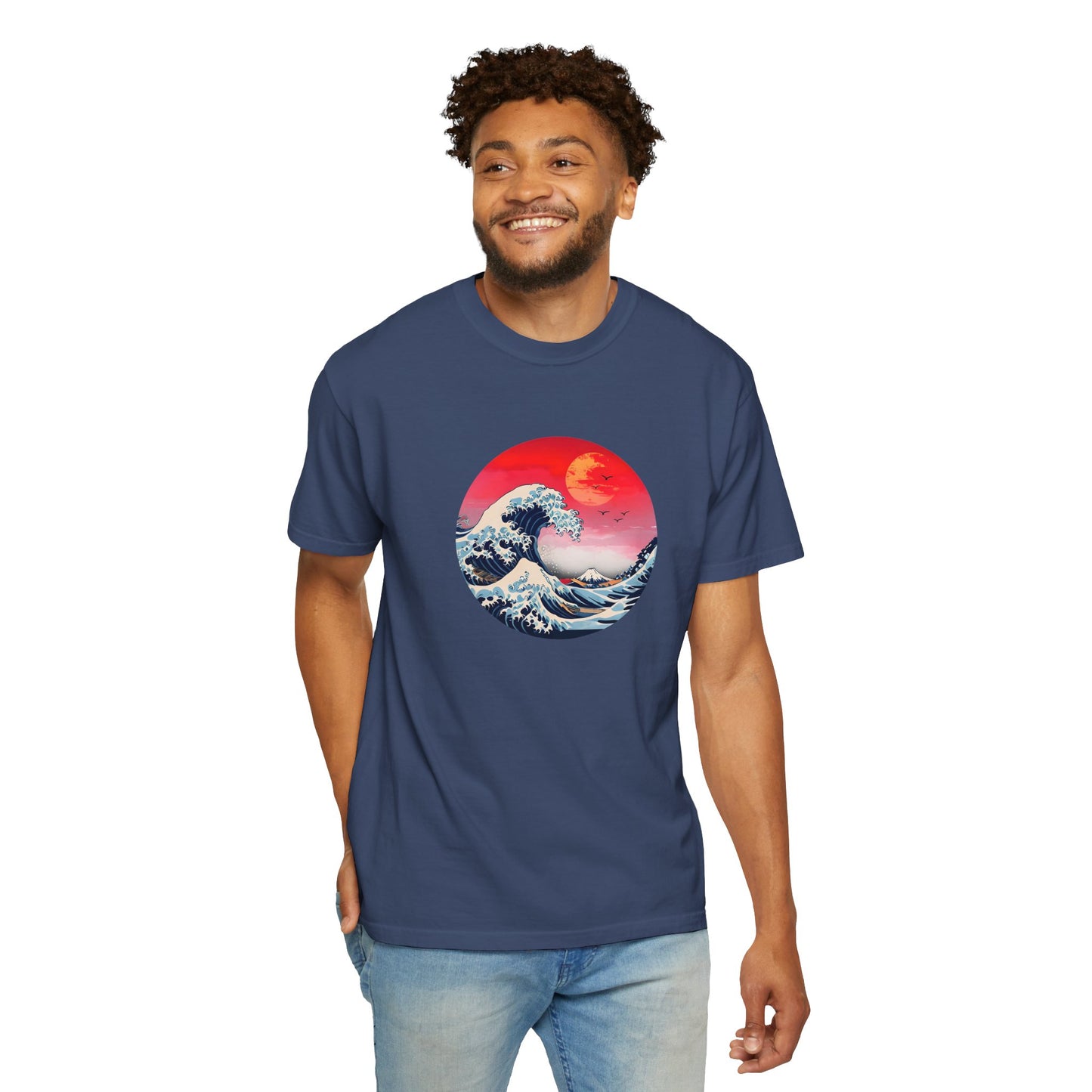 Ocean Wave Graphic Unisex T-Shirt | Beach Lover Gift | Summer Vibes