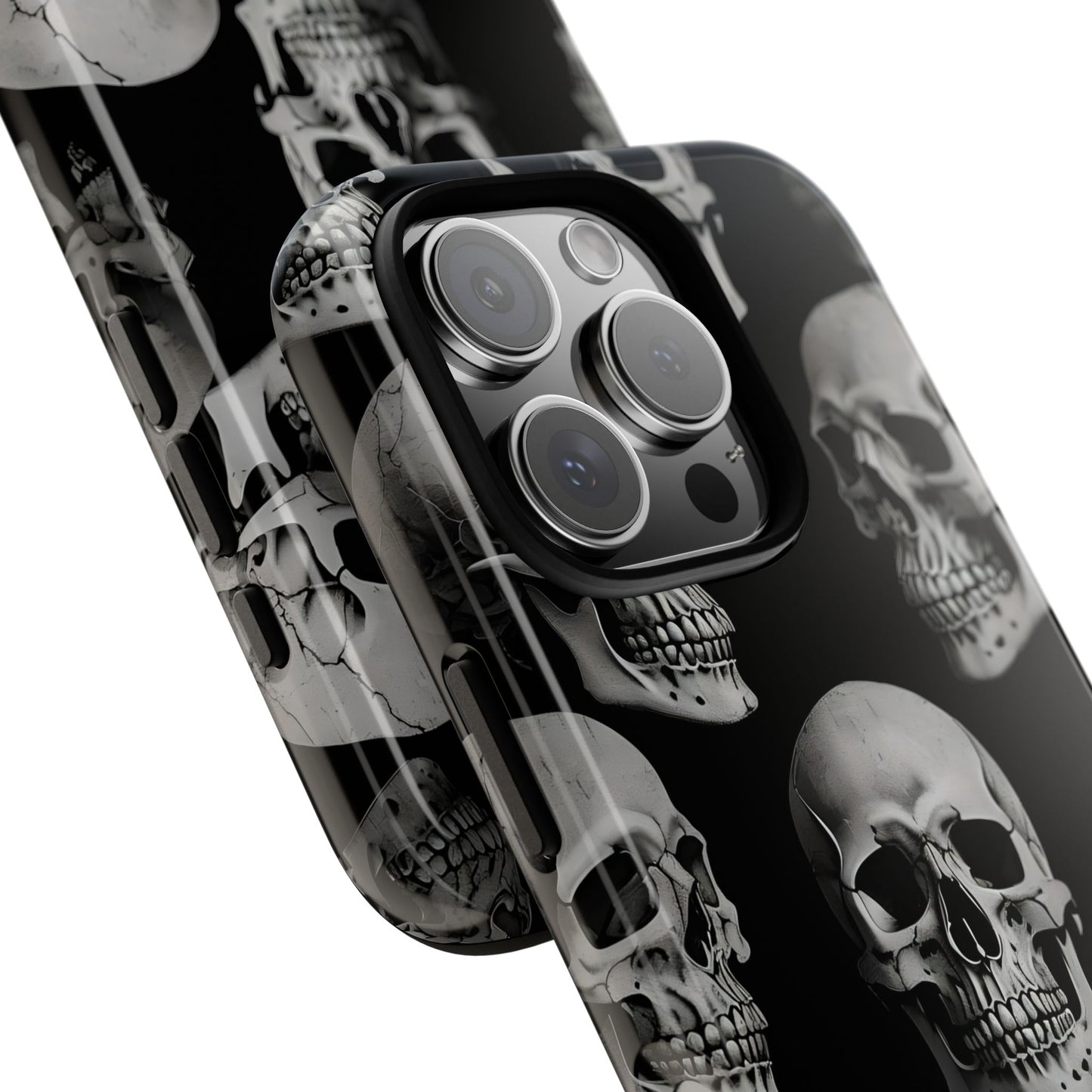 Skull Print Phone Case - Tough Cases for Bold Style