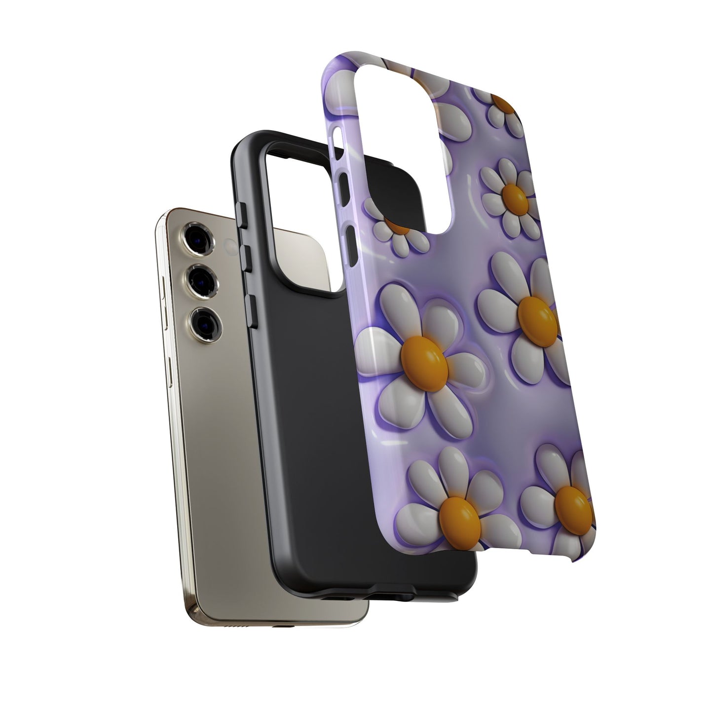 Daisy Floral Phone Case - Tough Cases for Flower Power Vibes
