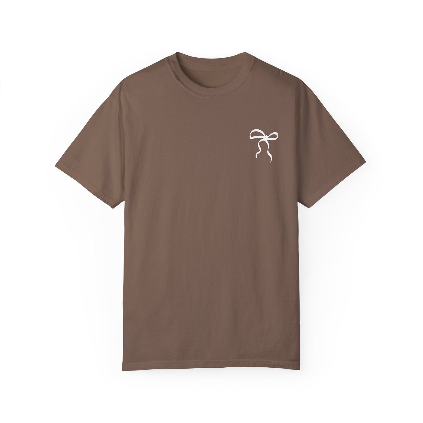 Inspirational T-Shirt with Bow Design – "But God"