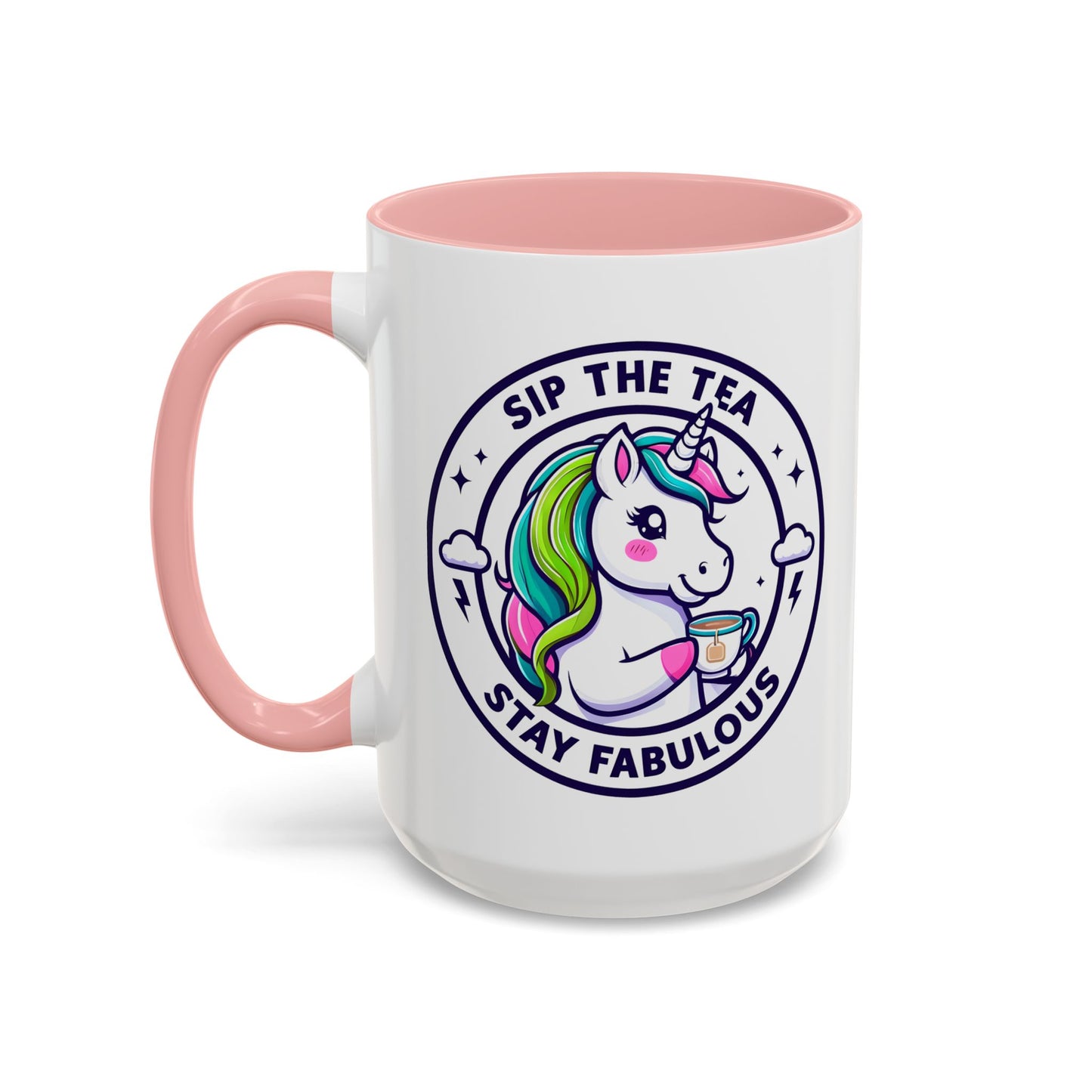 Unicorn Accent Coffee Mug - Sip the Tea, Stay Fabulous - Fun Gift for Unicorn Lovers