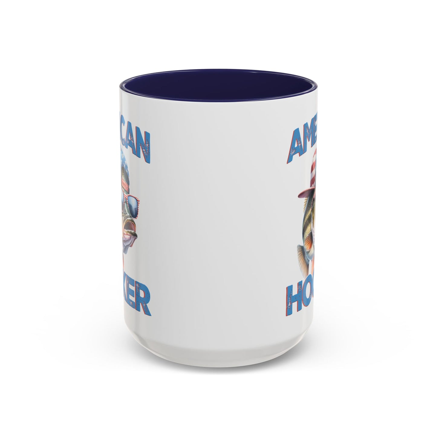 American Hooker Fishing Coffee Mug - 15oz Accent Mug for Anglers