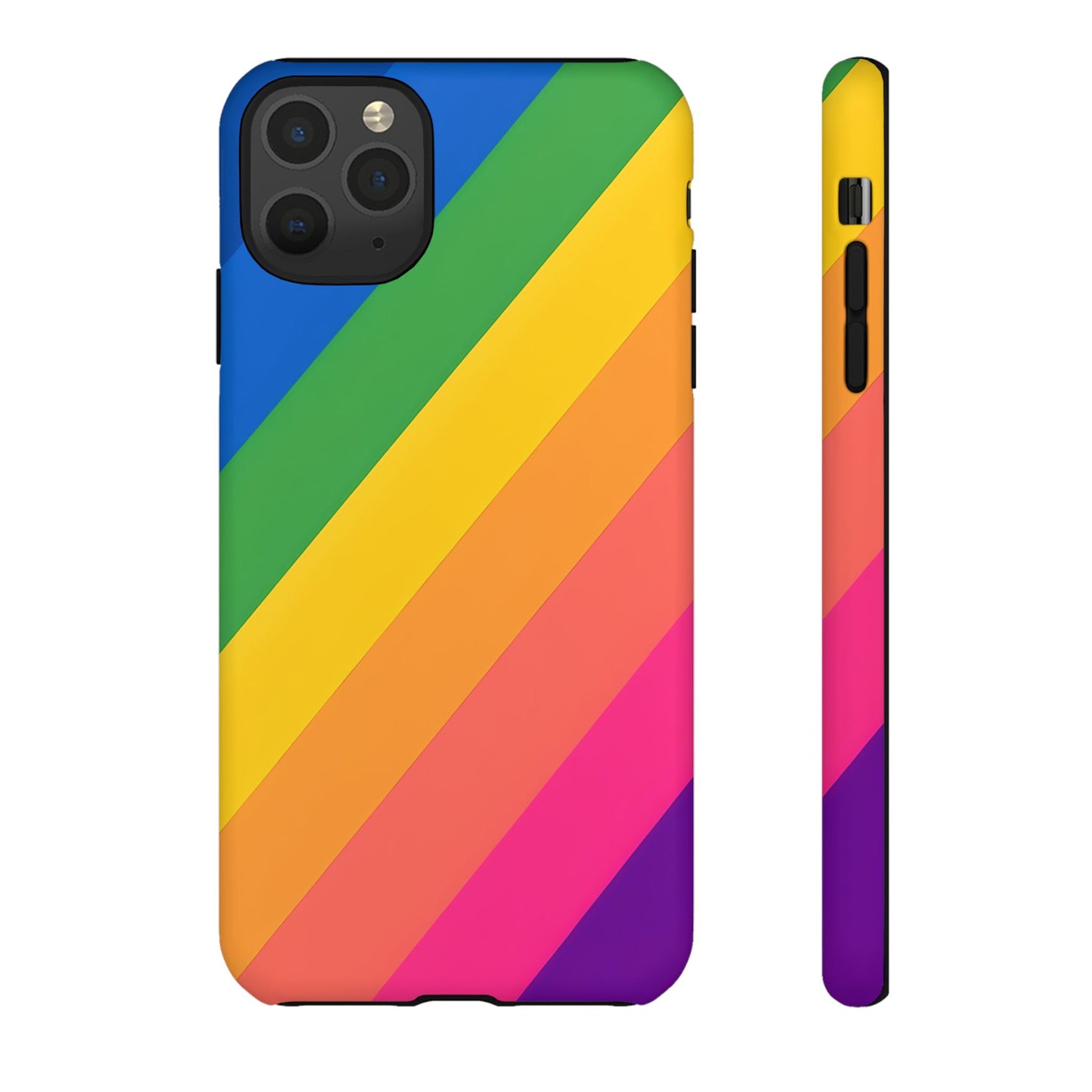 Vibrant Rainbow Phone Case - Tough & Stylish