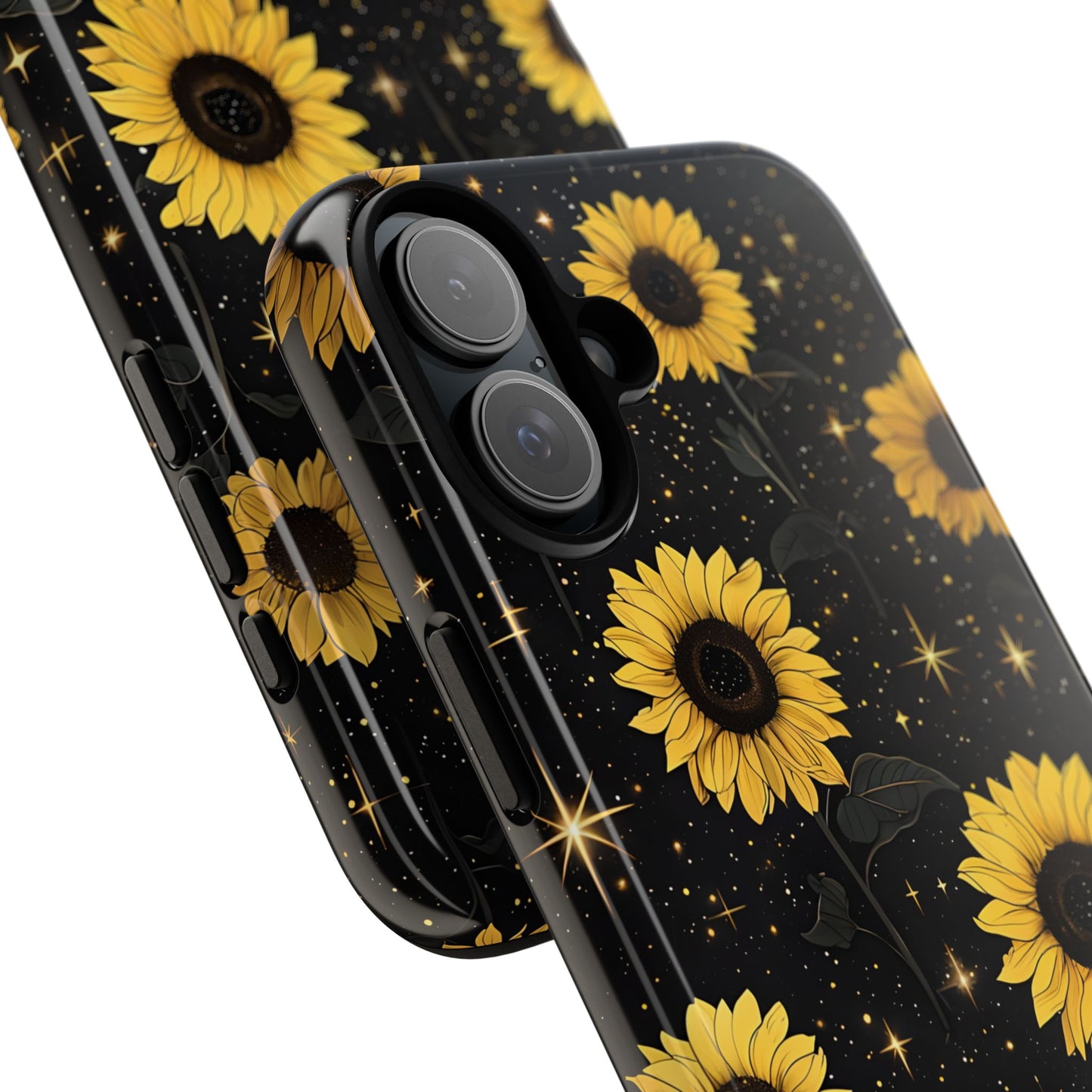 Sunflower Galaxy Tough Case - Durable Phone Cover with Floral Design