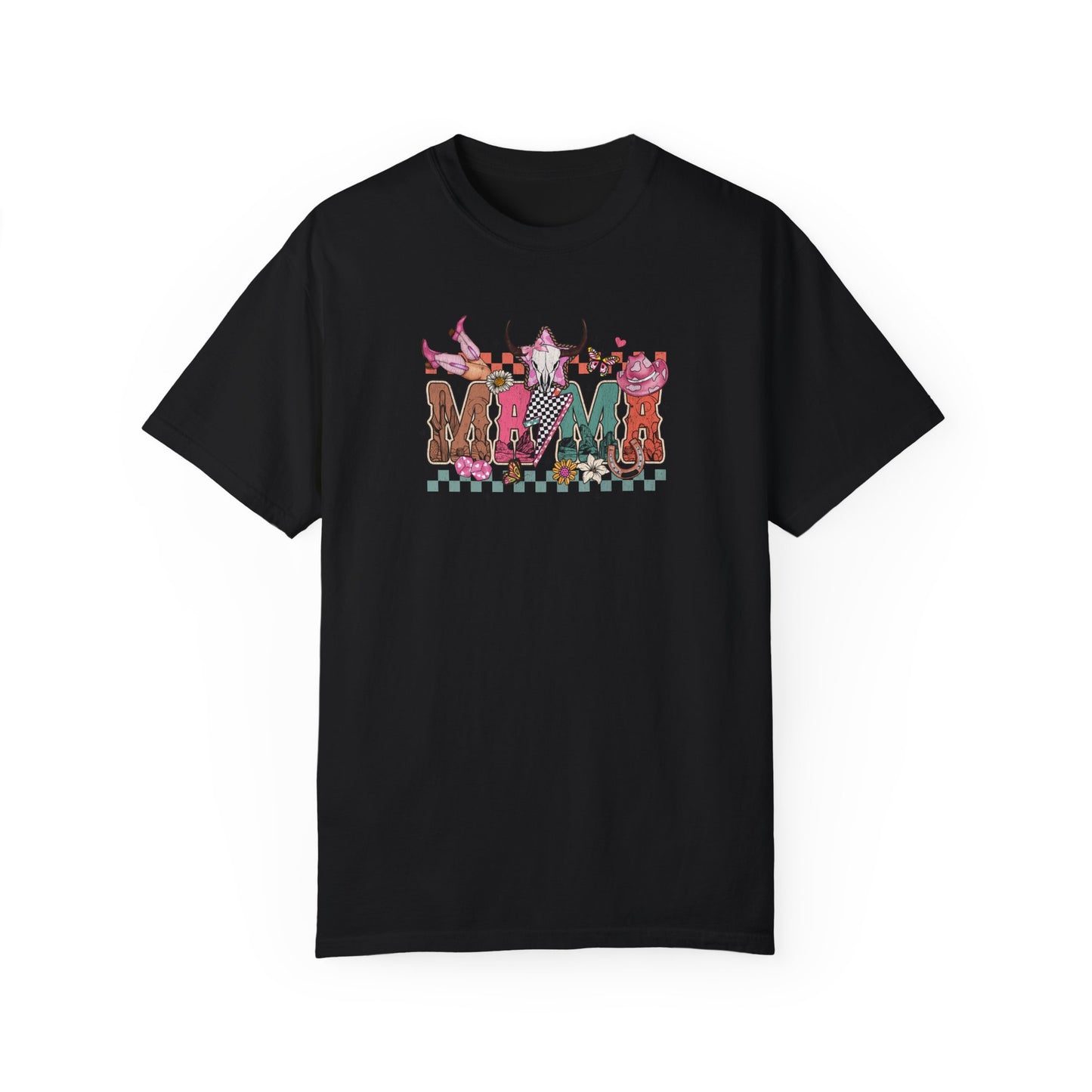 Whimsical Animal Print Unisex Garment-Dyed T-shirt | Fun Casual Tee