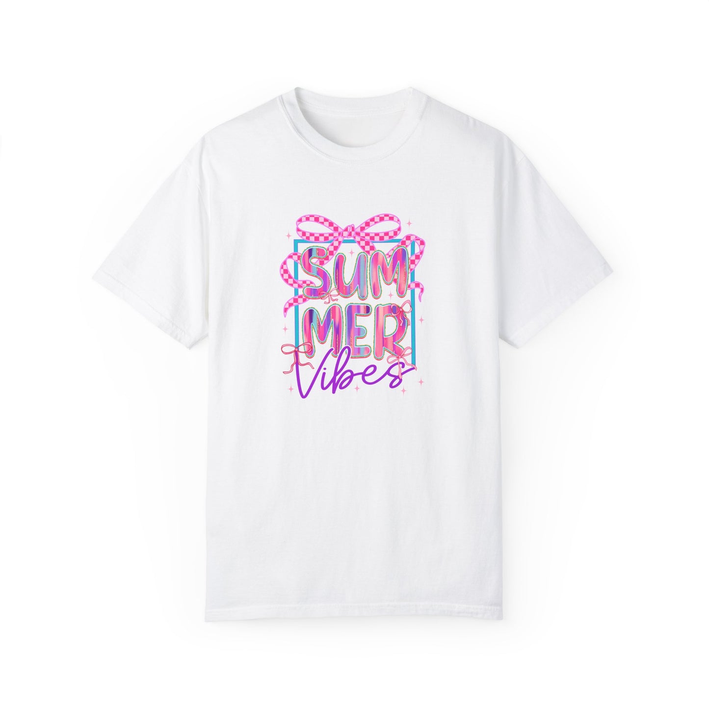 Summer Vibes Coquette Unisex Garment-Dyed T-Shirt