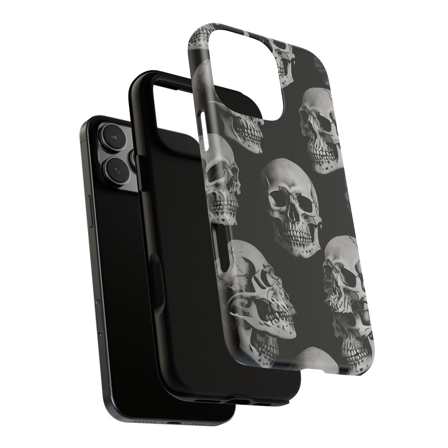 Skull Print Phone Case - Tough Cases for Bold Style