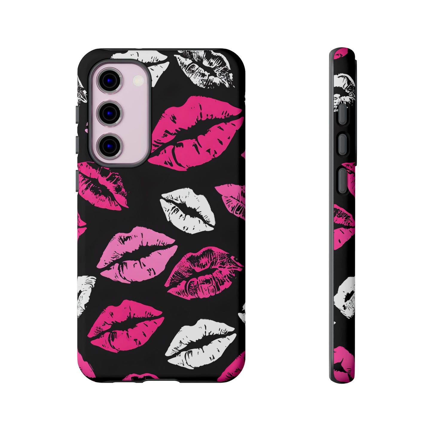 Lips Print iPhone Case - Stylish Tough Phone Cover
