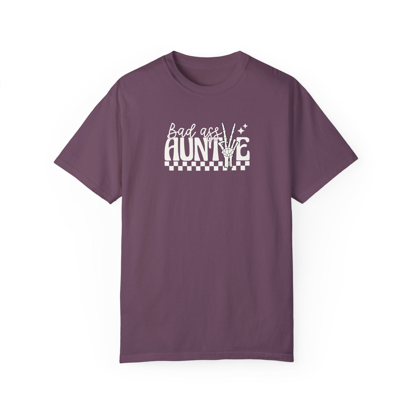 Bad Ass Aunt Unisex Garment-Dyed T-Shirt - Comfortable and Stylish Gift for Aunts