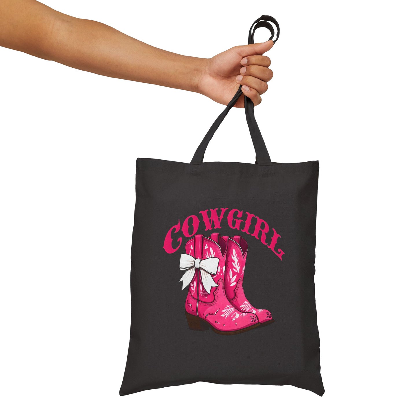 Cowgirl Canvas Tote Bag - Fun Western Style Accessories for Women
