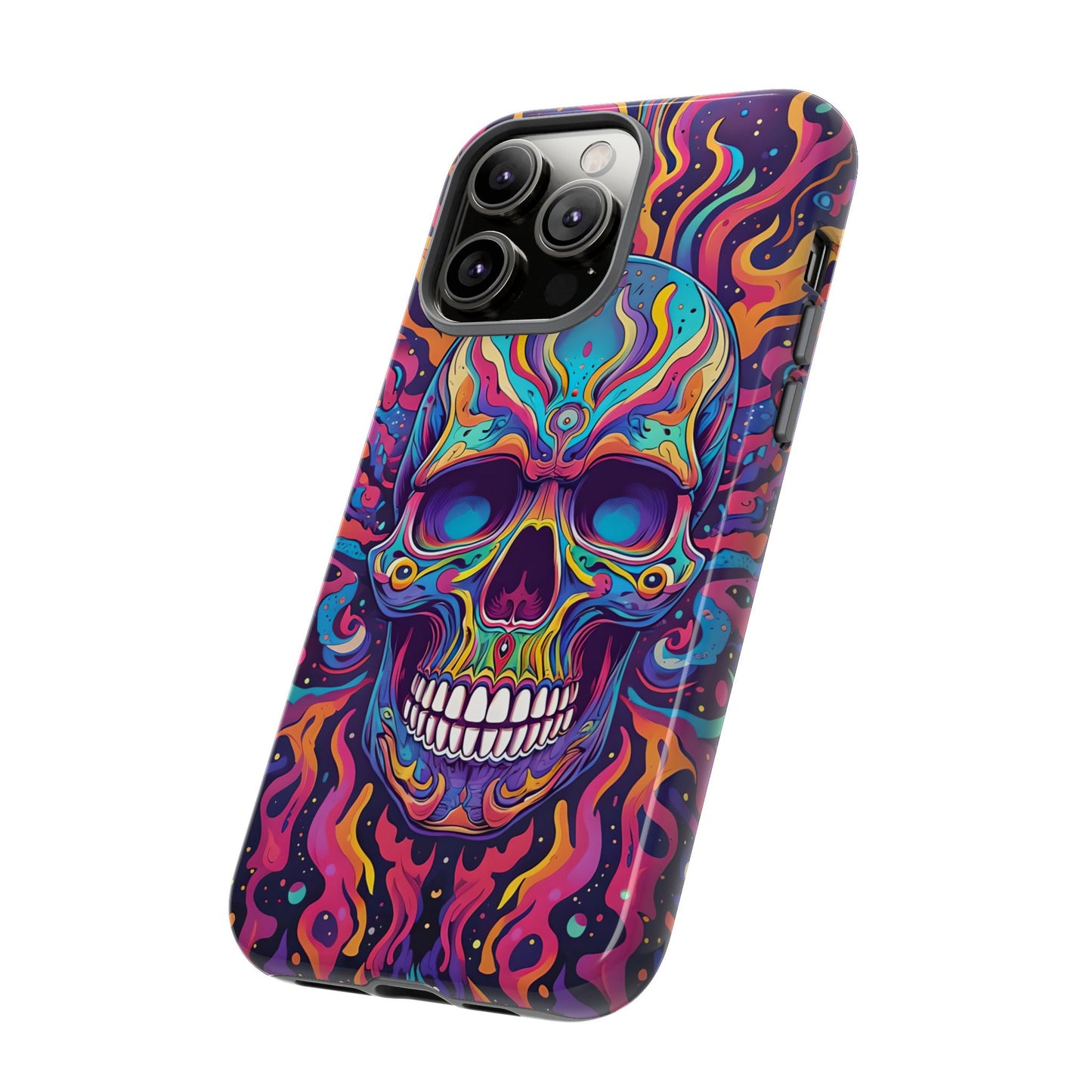 Colorful Skull Phone Case - Tough Cases for Bold Personalities
