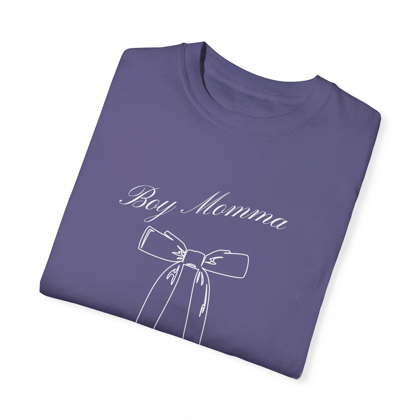 Boy Momma Garment-Dyed Unisex T-Shirt - Perfect Gift for Moms