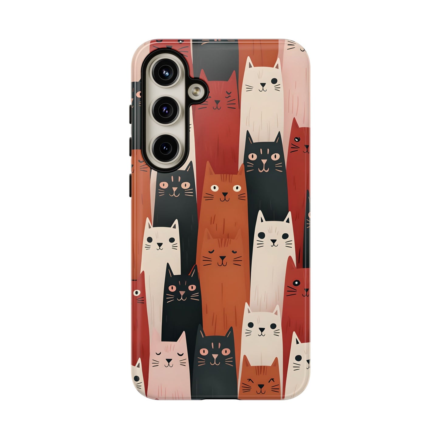 Playful Cat Phone Case - Tough & Stylish Purrfect for Cat Lovers