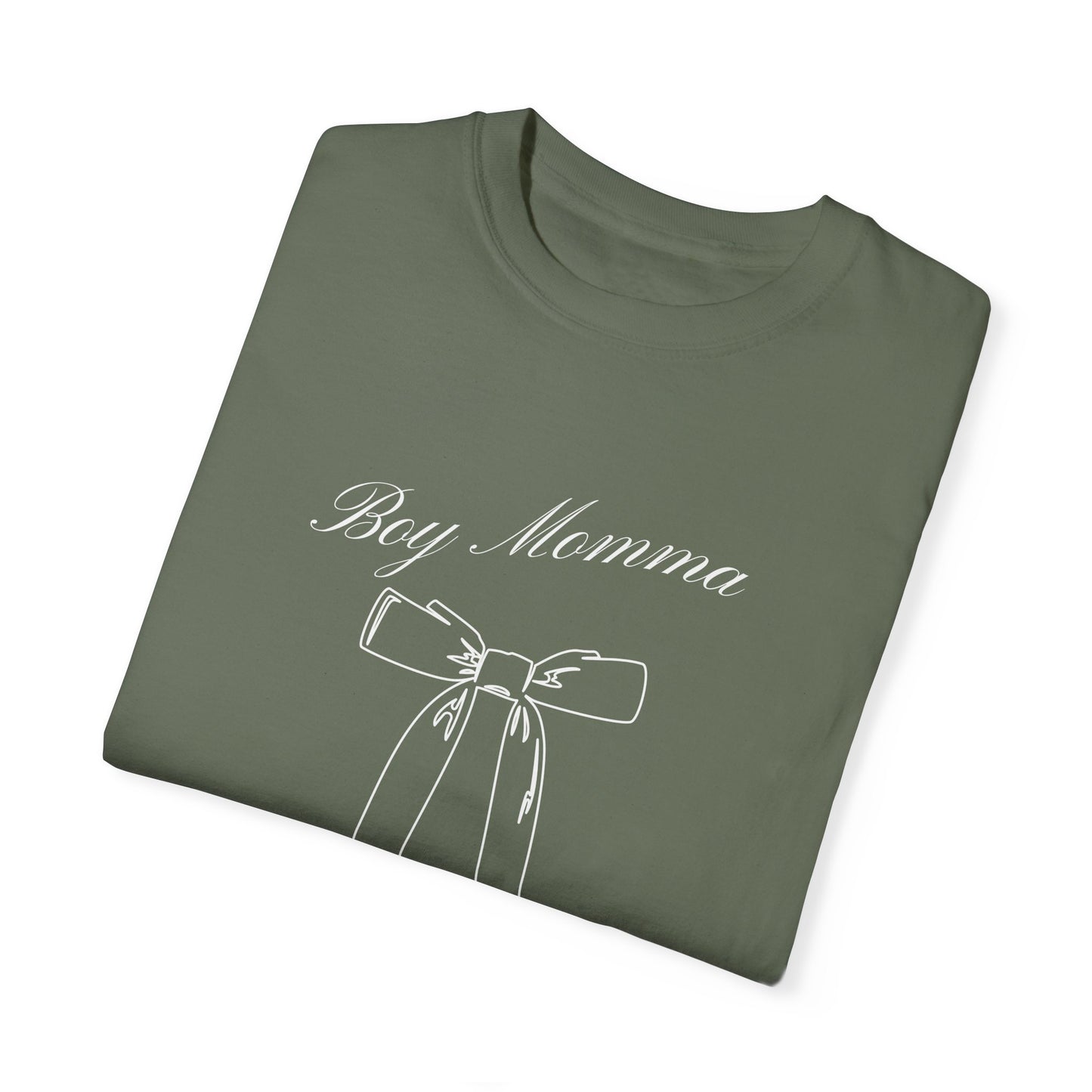Boy Momma Garment-Dyed Unisex T-Shirt - Perfect Gift for Moms