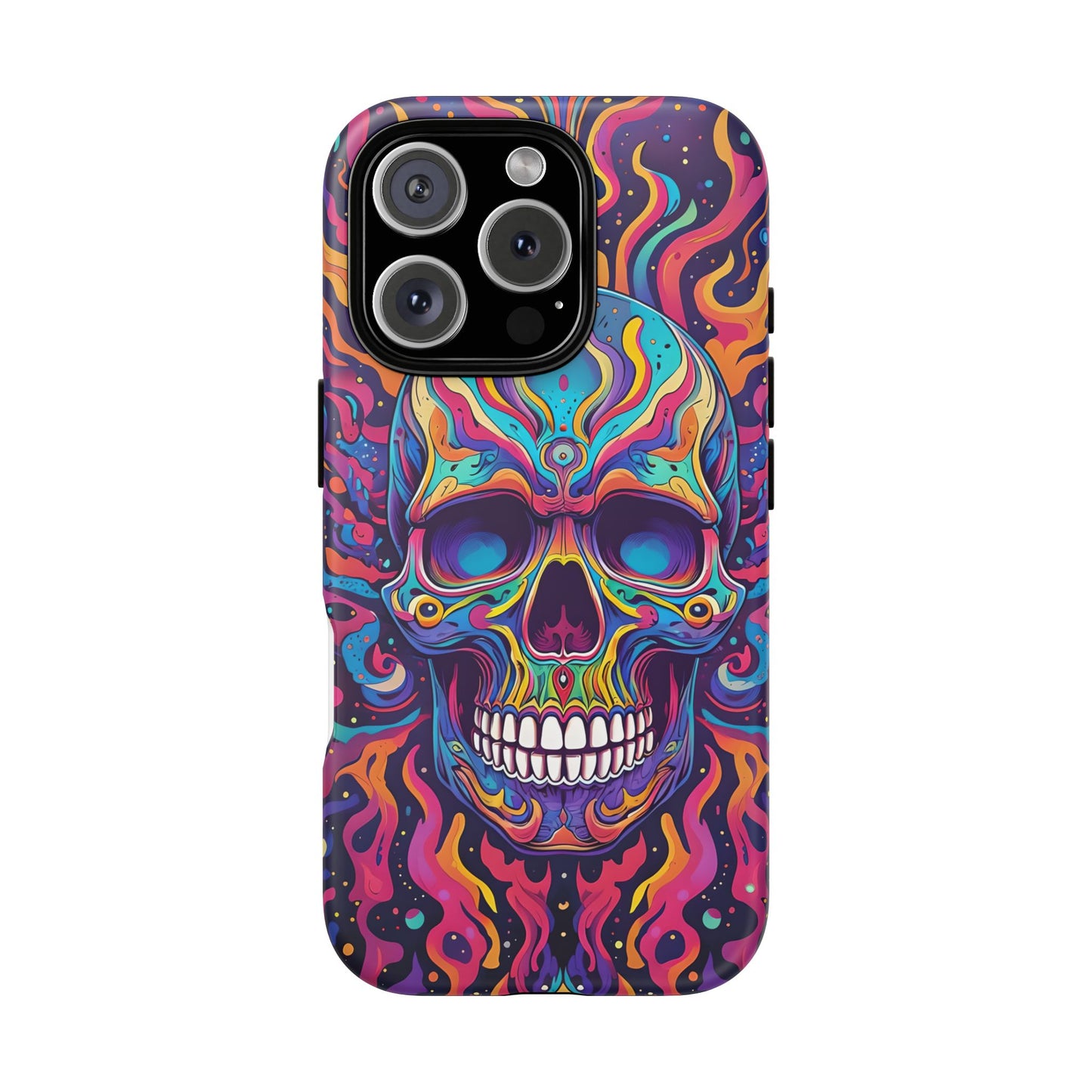 Colorful Skull Phone Case - Tough Cases for Bold Personalities