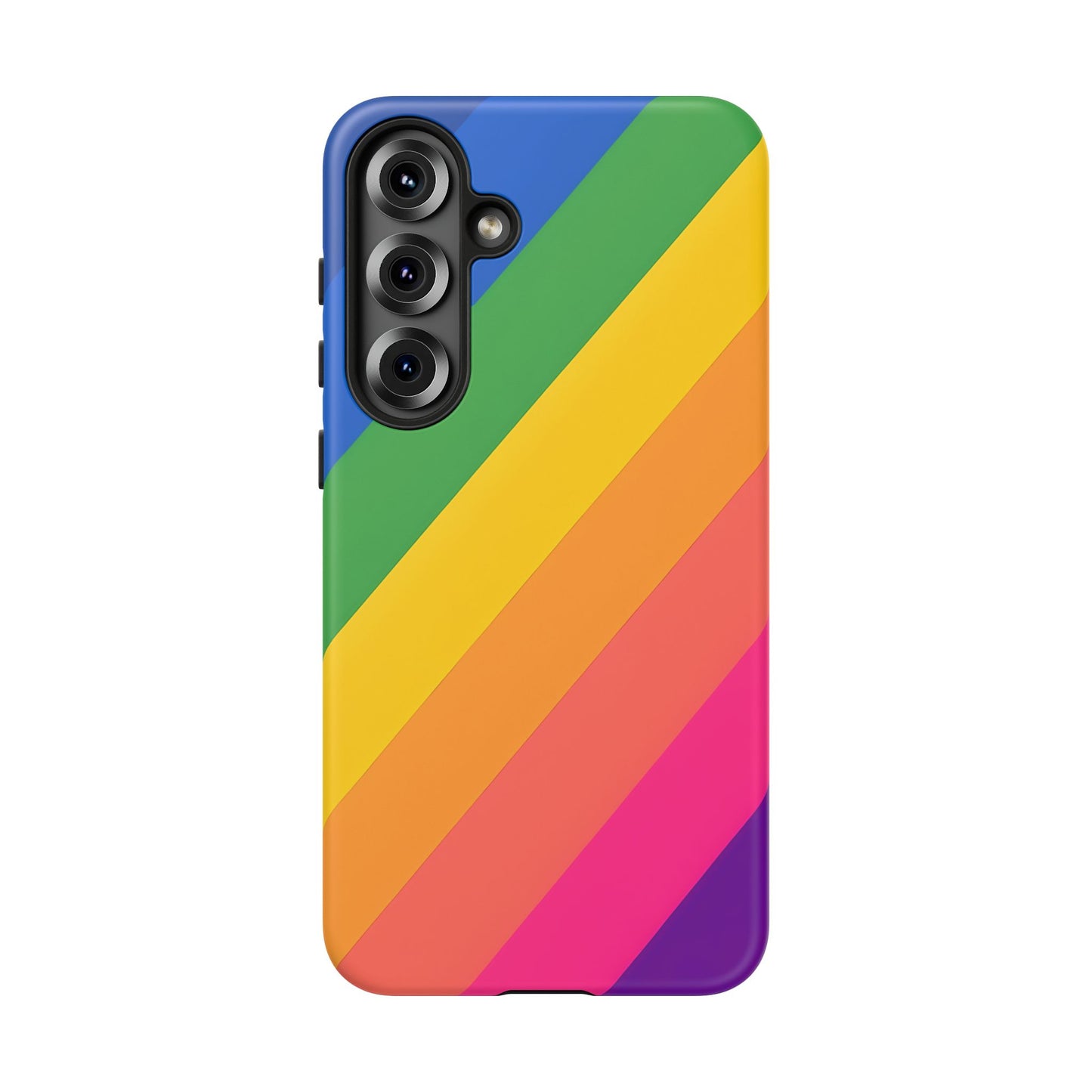 Vibrant Rainbow Phone Case - Tough & Stylish