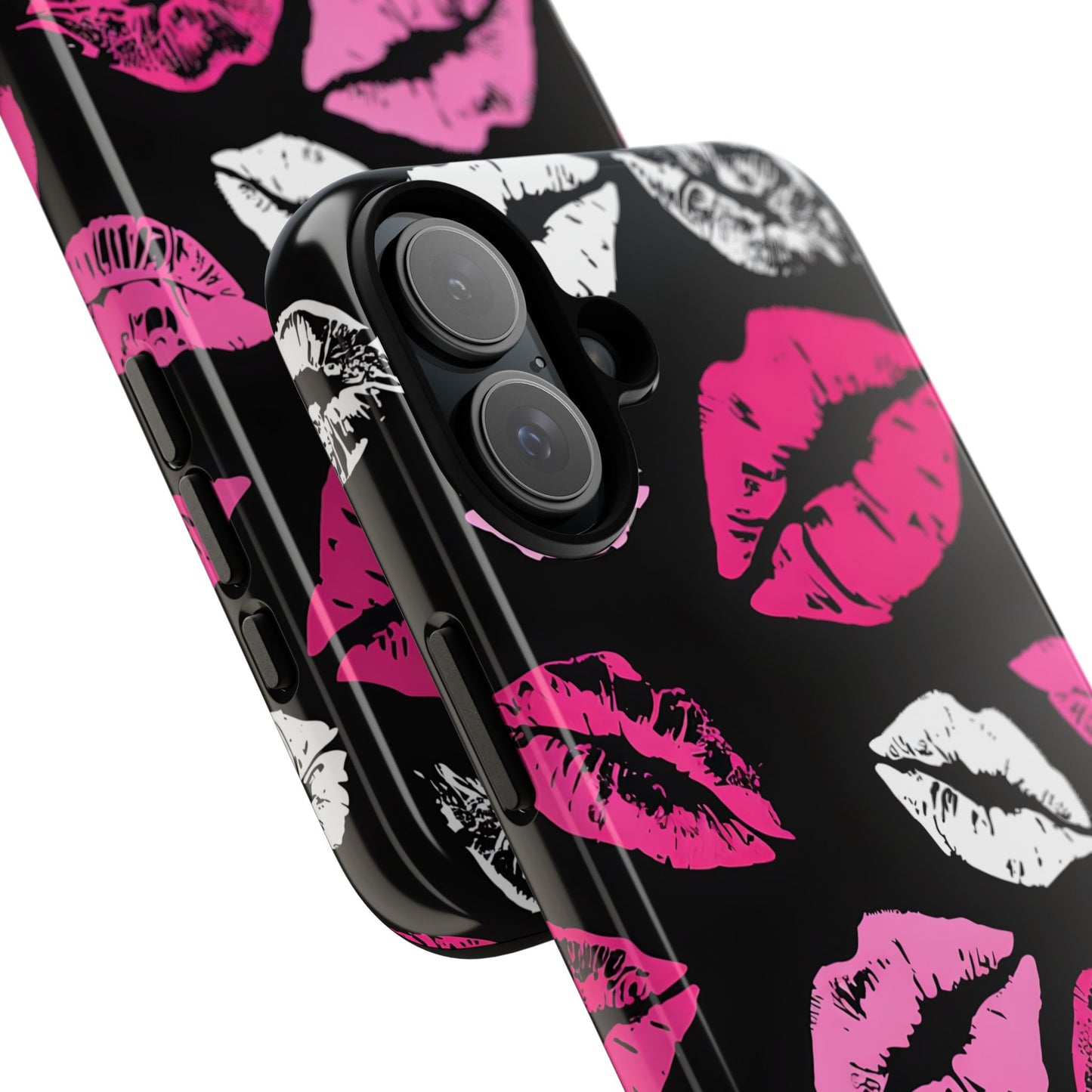 Lips Print iPhone Case - Stylish Tough Phone Cover
