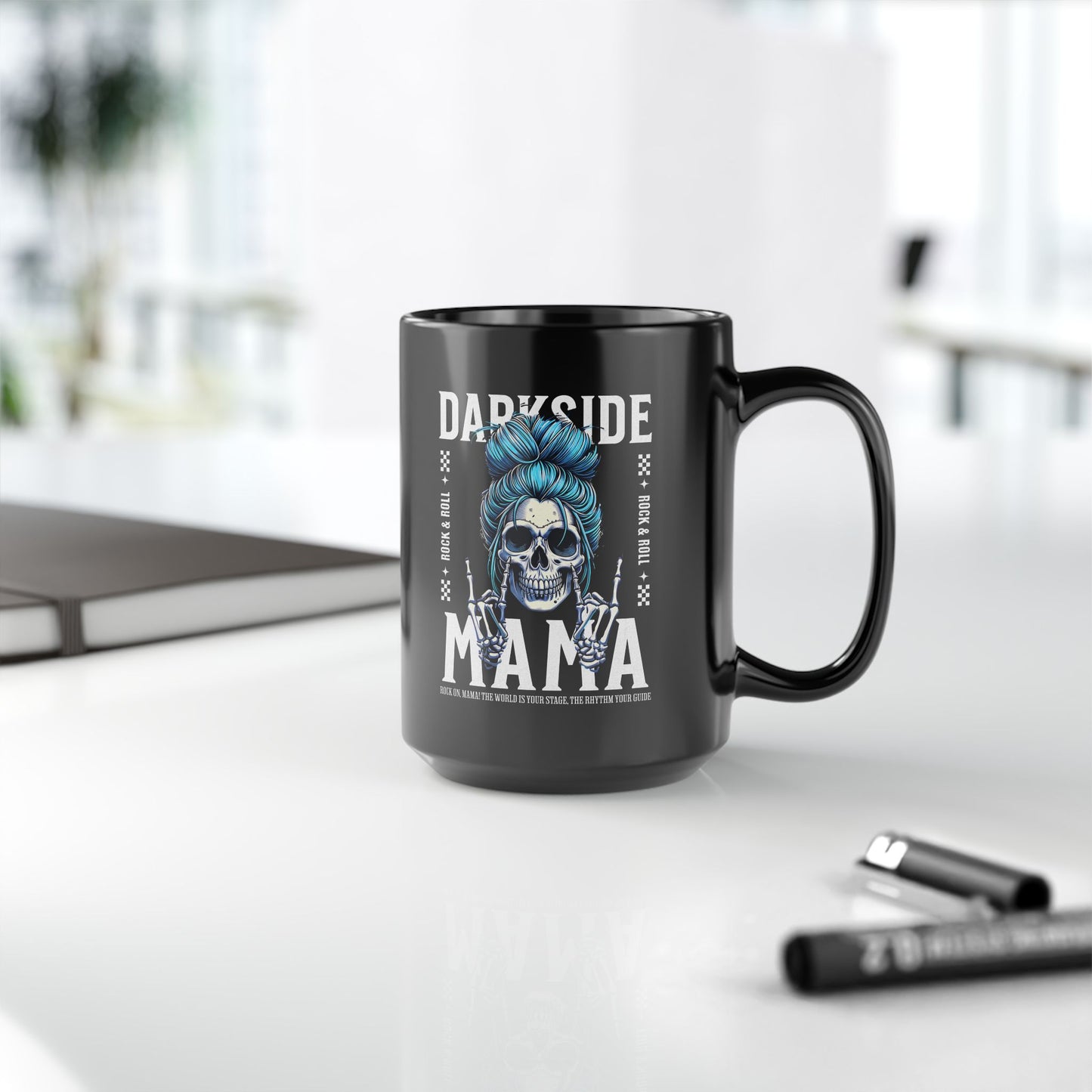 Darkside Mama Coffee Mug - Skull Design 15oz