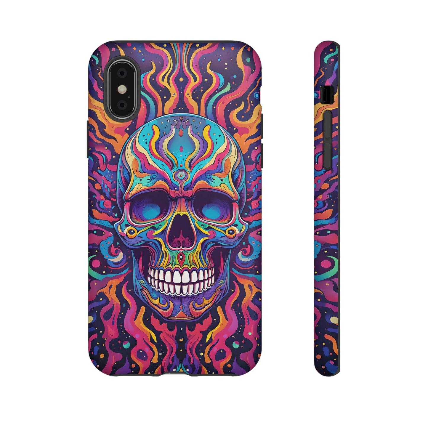 Colorful Skull Phone Case - Tough Cases for Bold Personalities
