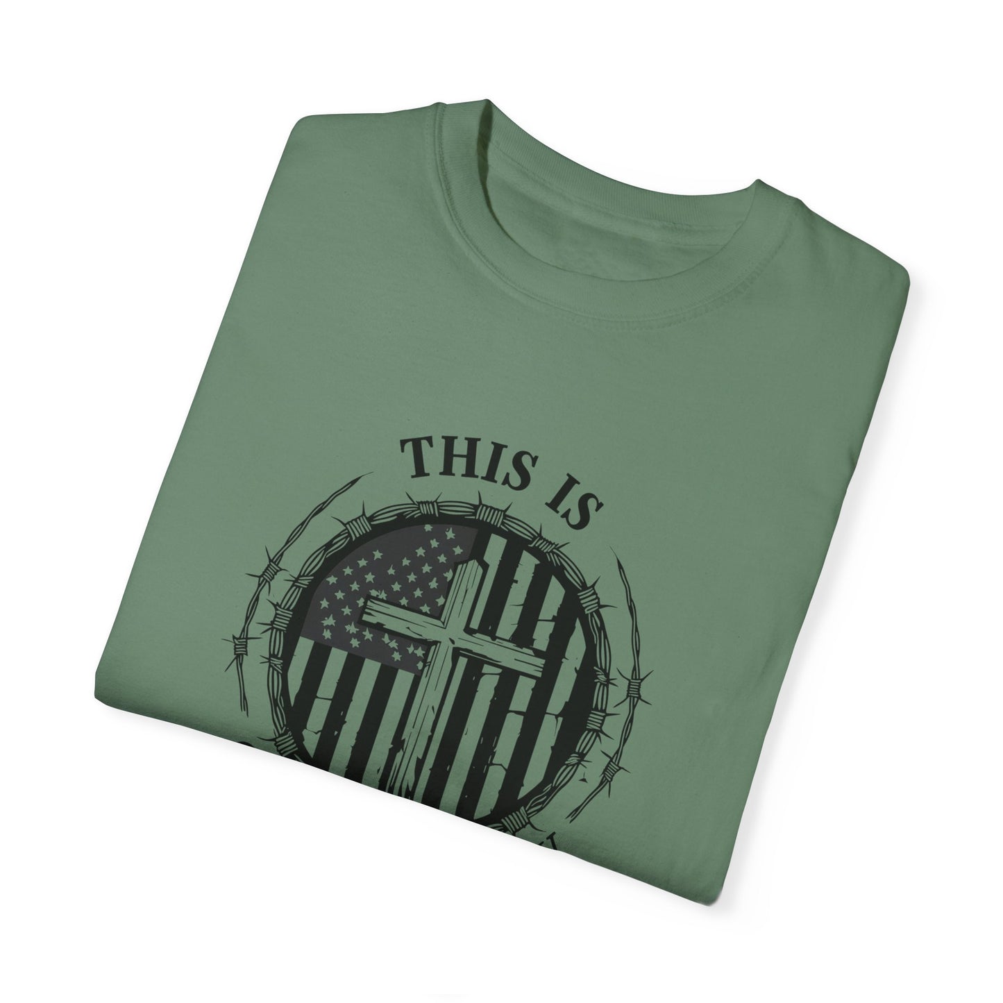 Unisex God’s Country Graphic T-Shirt - Patriotic Design