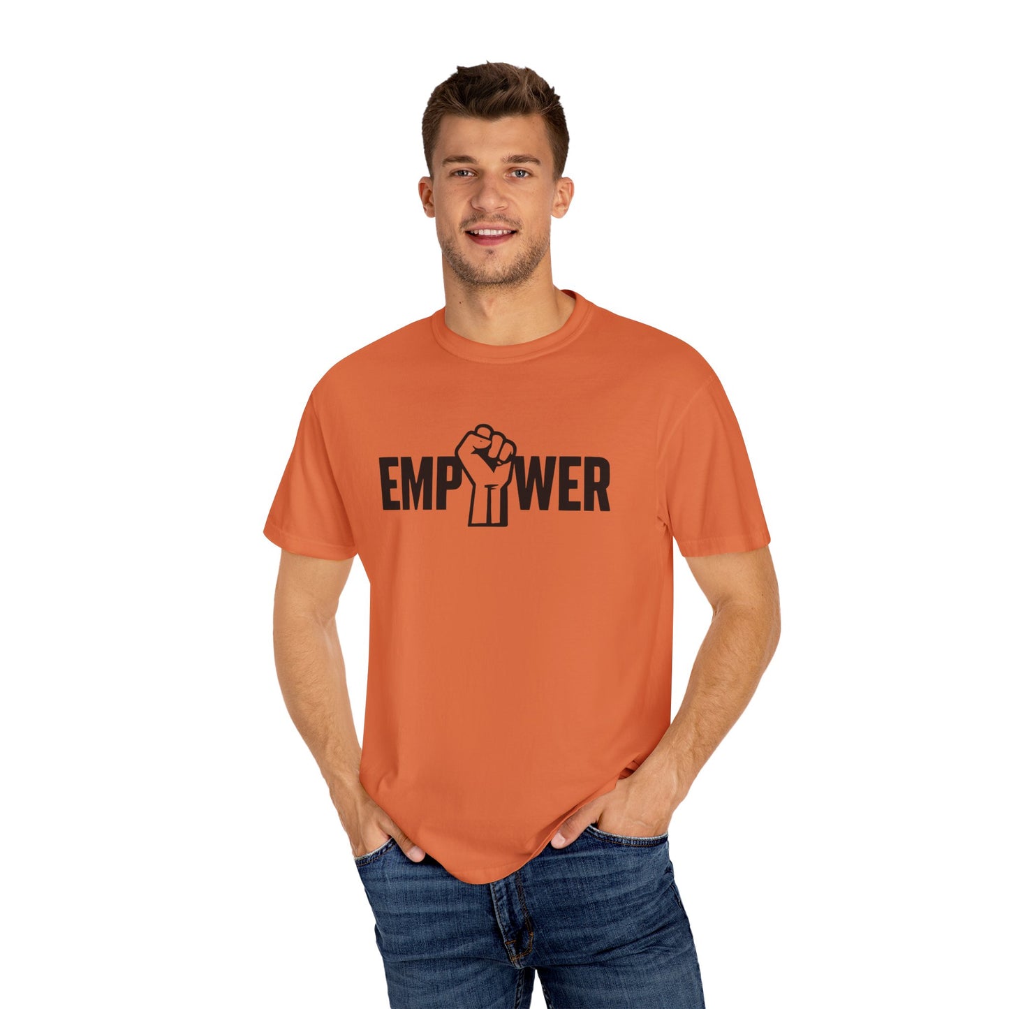 Empower Unisex Garment-Dyed T-Shirt - Bold Message for Activists