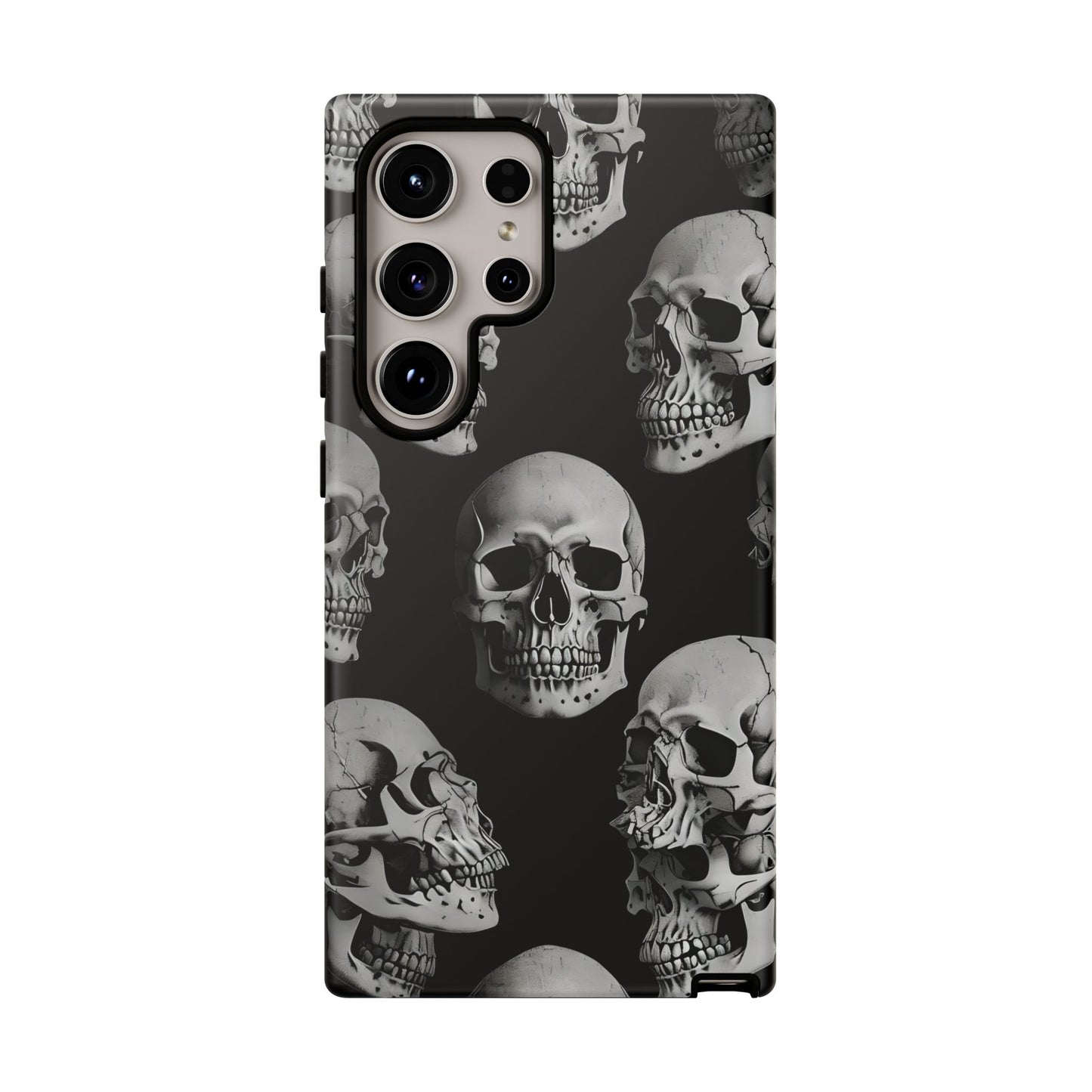 Skull Print Phone Case - Tough Cases for Bold Style