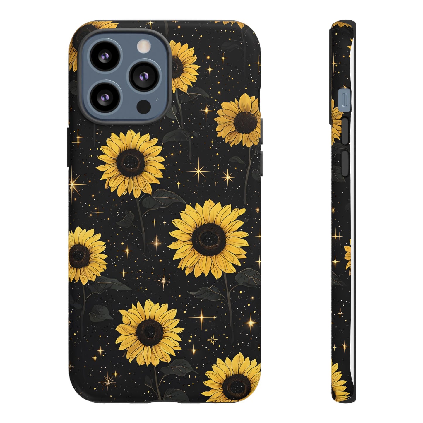 Sunflower Galaxy Tough Case - Durable Phone Cover with Floral Design