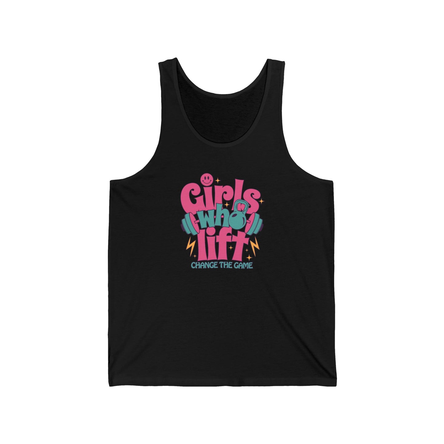 Girls Who Lift Unisex Jersey Tank – Empowerment Workout Top