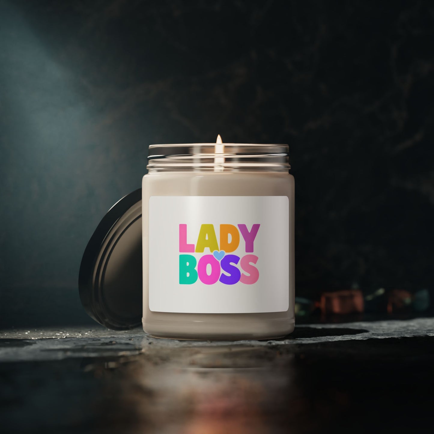 Lady Boss Scented Soy Candle | 9oz | Inspirational Home Decor