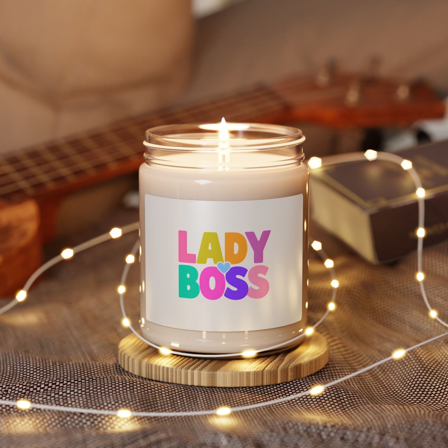 Lady Boss Scented Soy Candle | 9oz | Inspirational Home Decor
