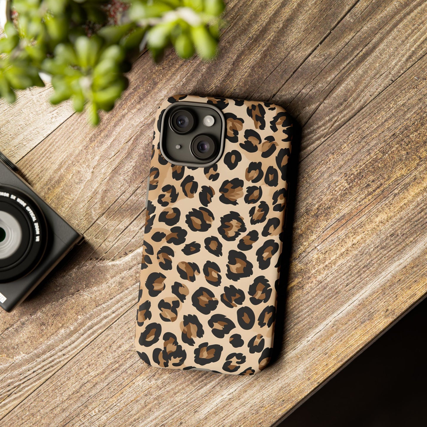 Wild Leopard Print Phone Case - Tough Protection for Animal Lovers