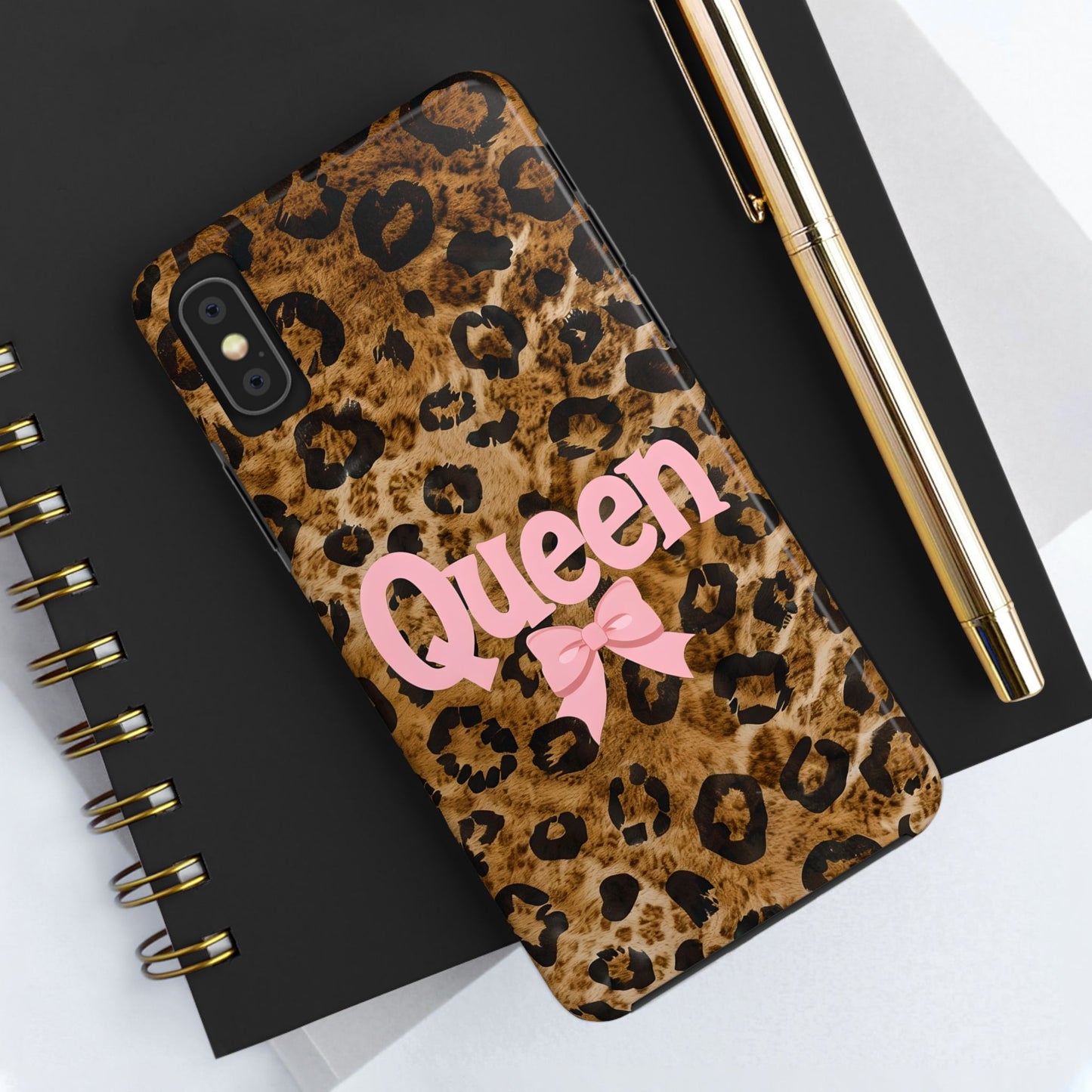 Queen Leopard Print Tough Phone Case