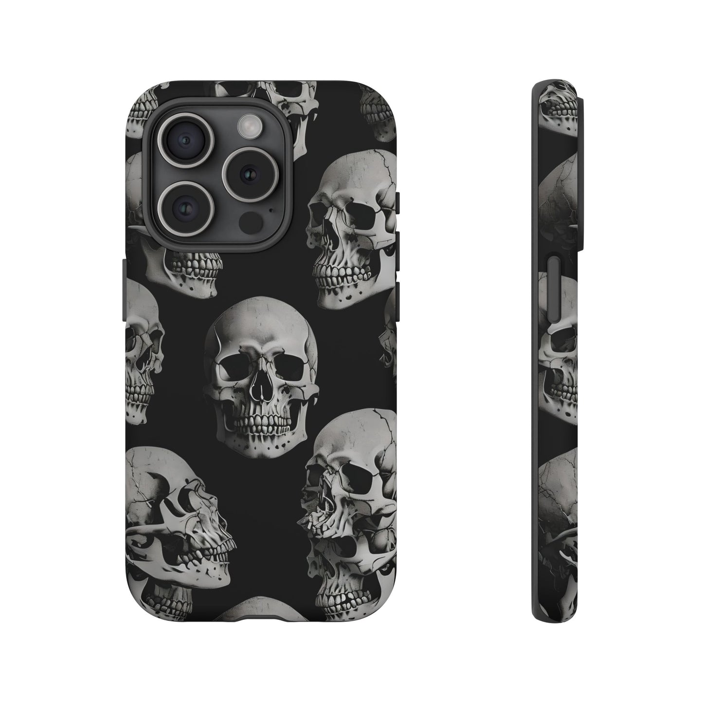 Skull Print Phone Case - Tough Cases for Bold Style