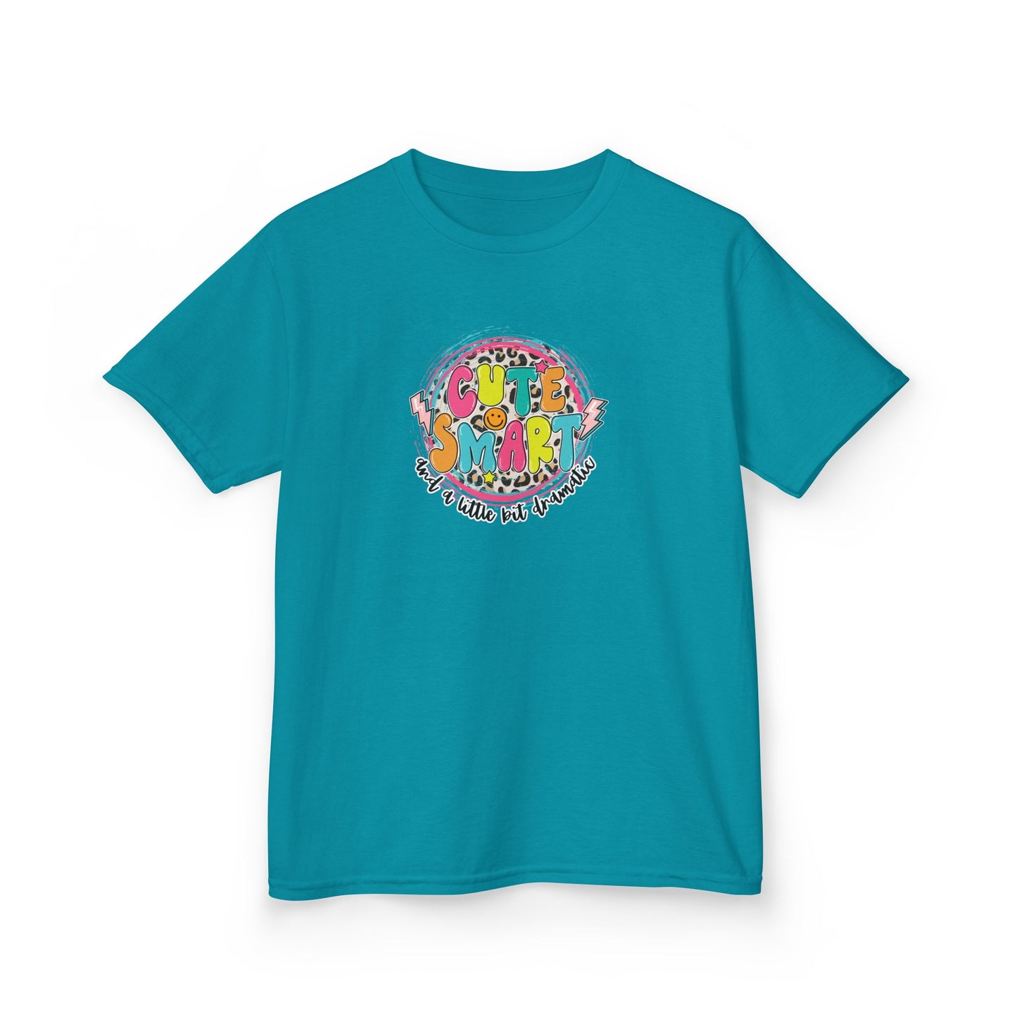Cute & Smart Kids Heavy Cotton Tee - Fun Graphic T-Shirt for Children