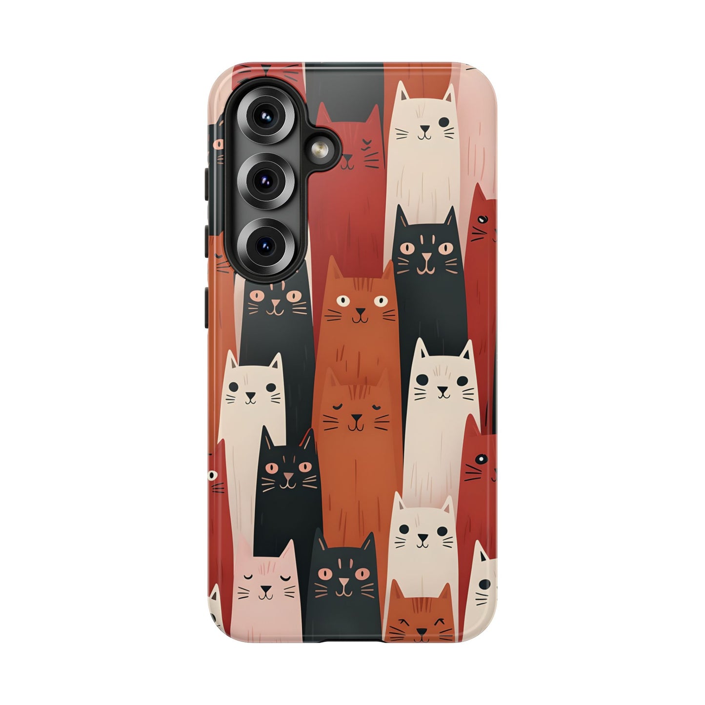 Playful Cat Phone Case - Tough & Stylish Purrfect for Cat Lovers