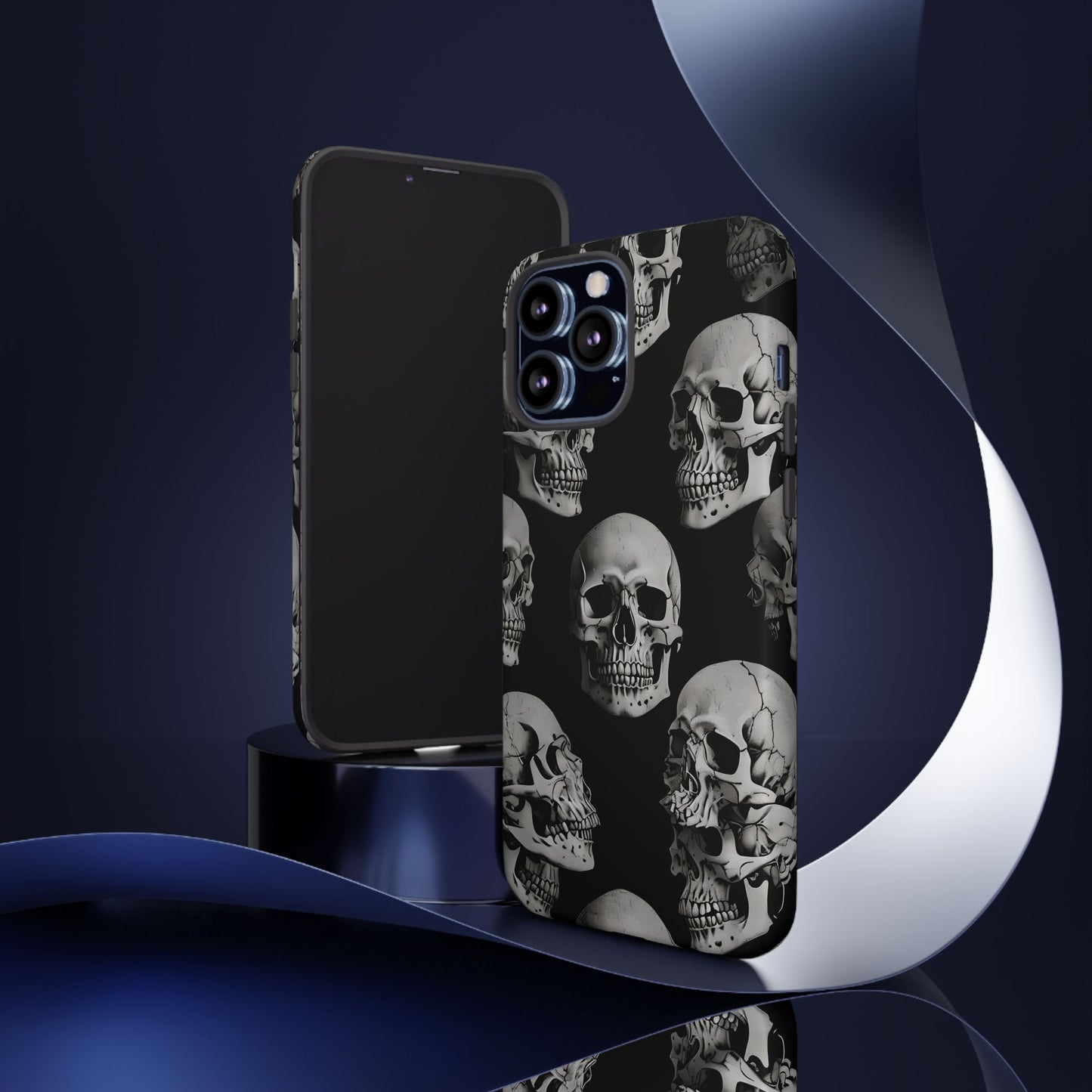 Skull Print Phone Case - Tough Cases for Bold Style