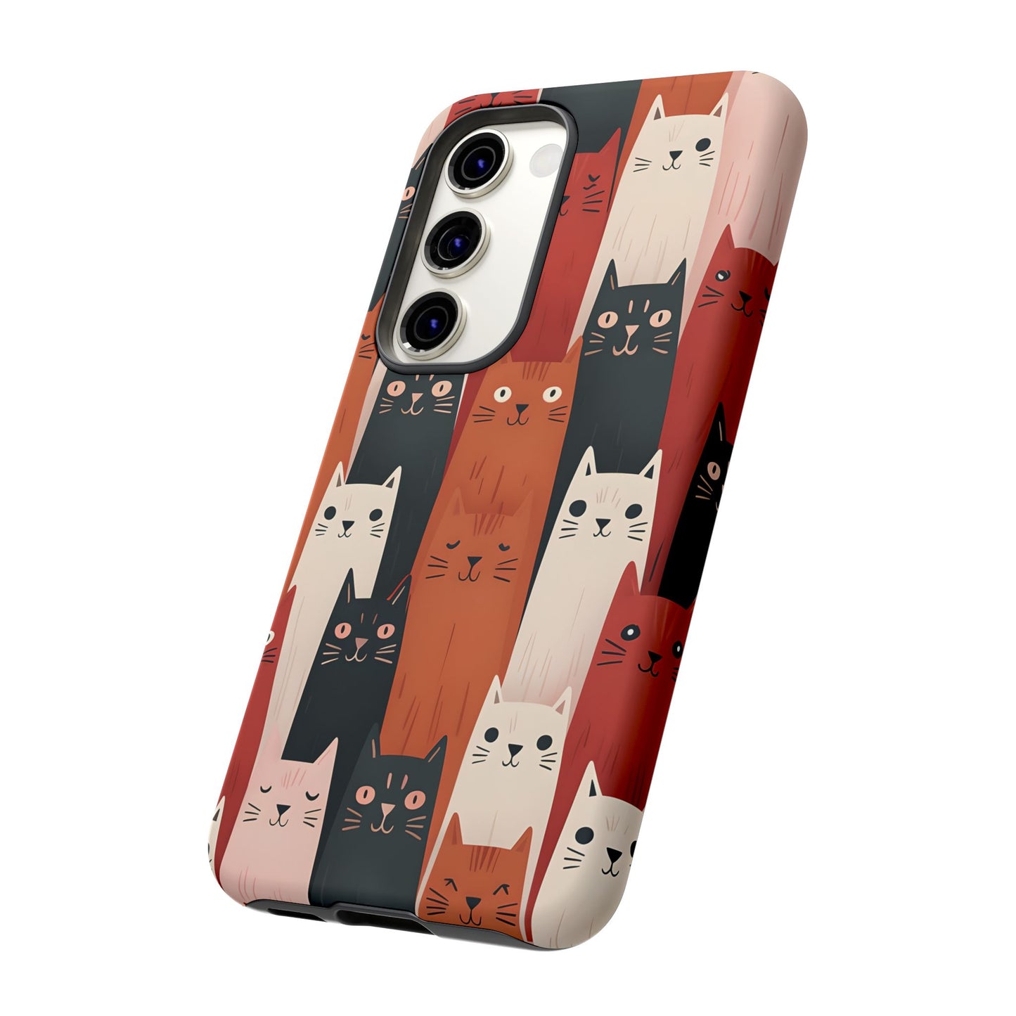 Playful Cat Phone Case - Tough & Stylish Purrfect for Cat Lovers