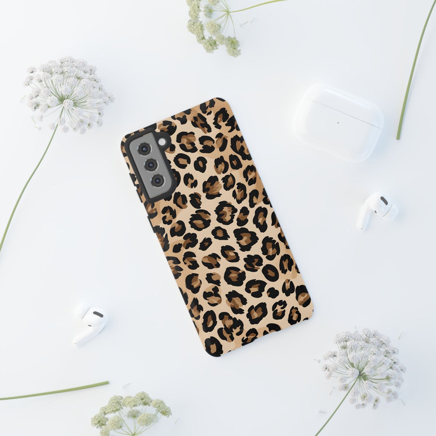 Wild Leopard Print Phone Case - Tough Protection for Animal Lovers