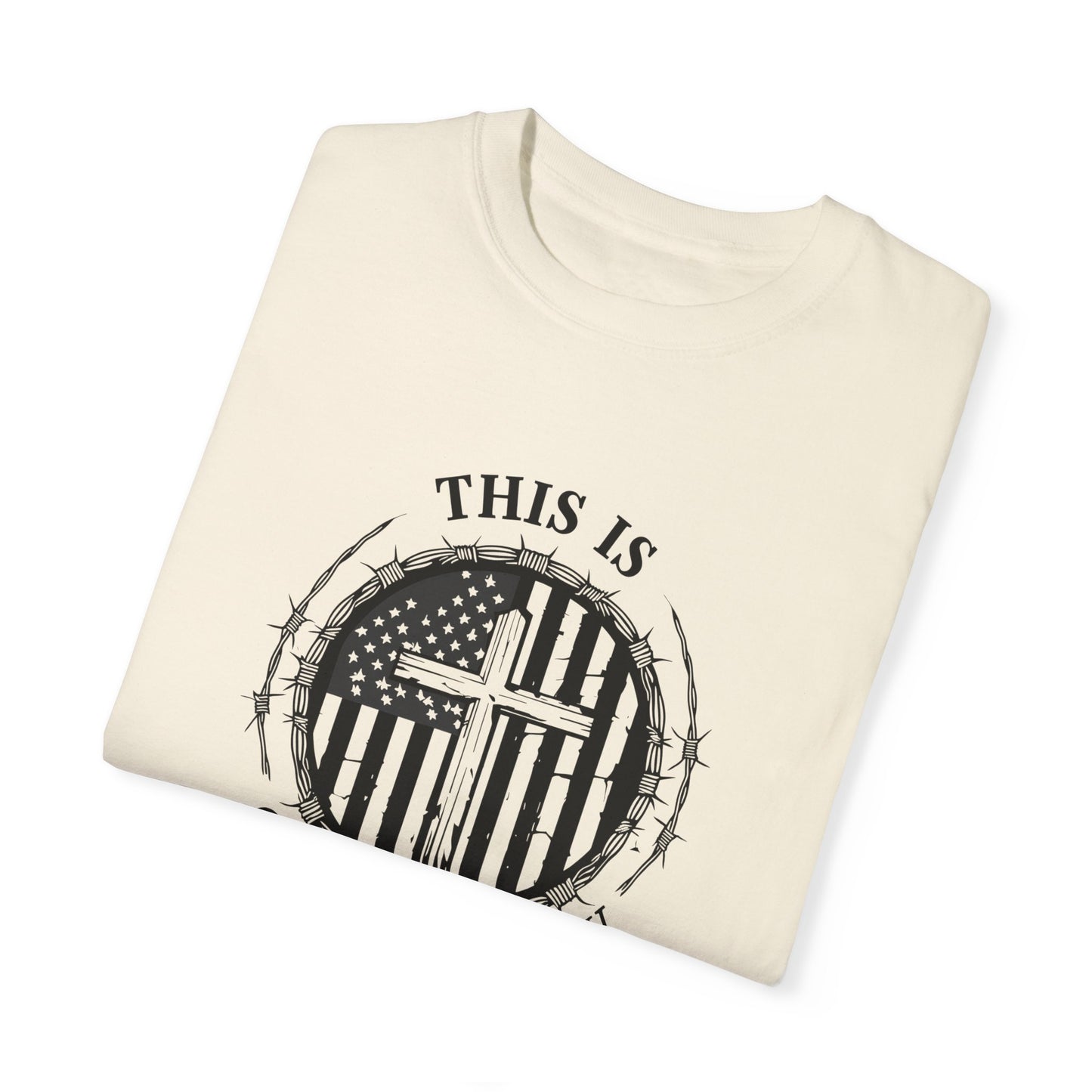 Unisex God’s Country Graphic T-Shirt - Patriotic Design