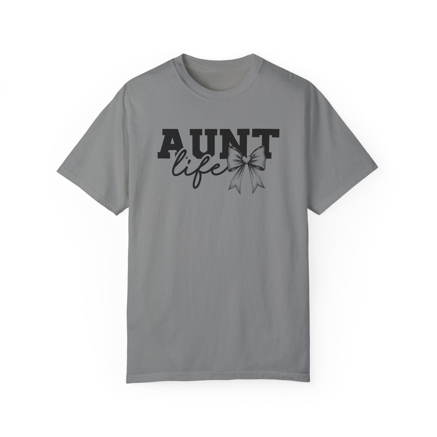 AUNT Life Garment-Dyed T-Shirt - Perfect Gift for Aunts