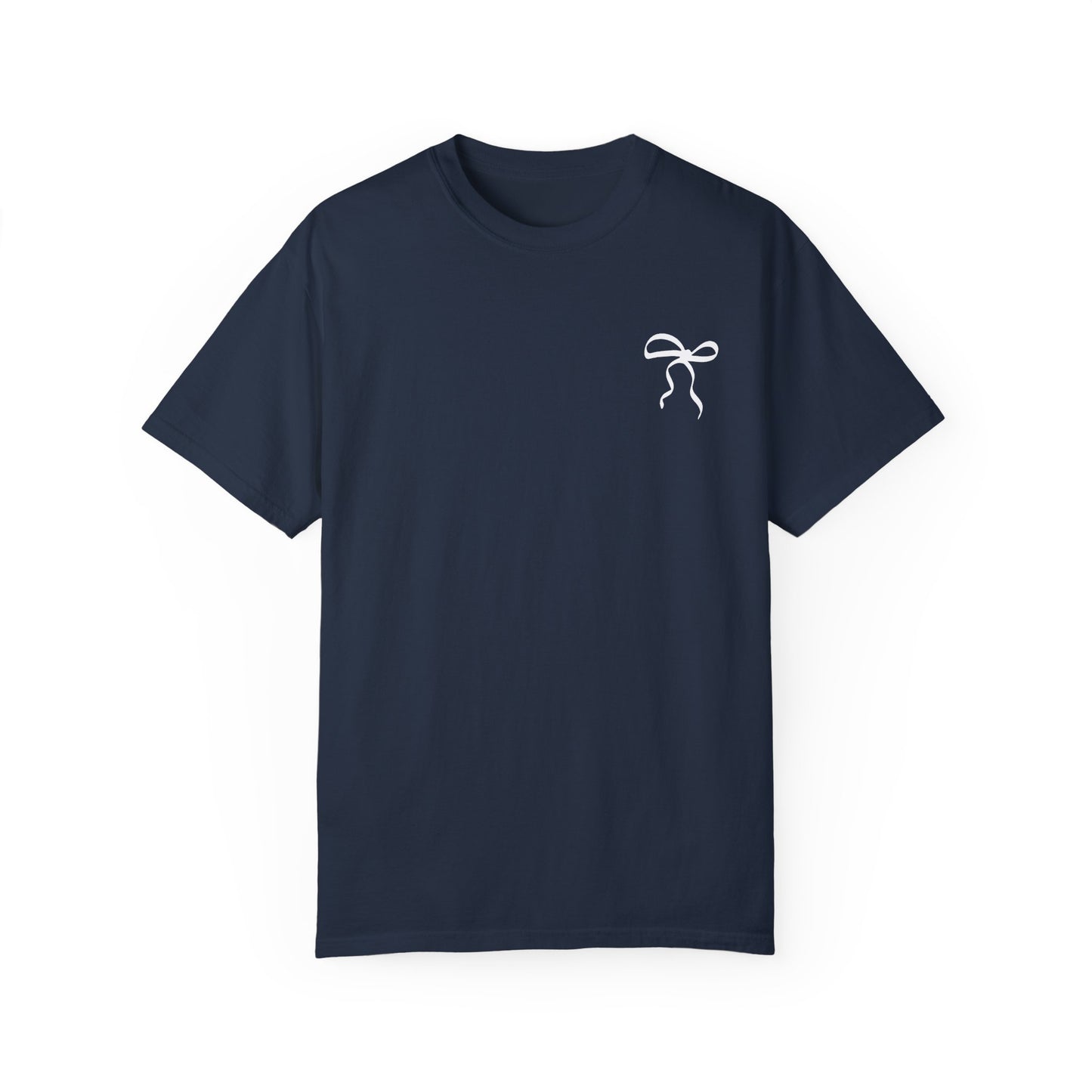 Inspirational T-Shirt with Bow Design – "But God"