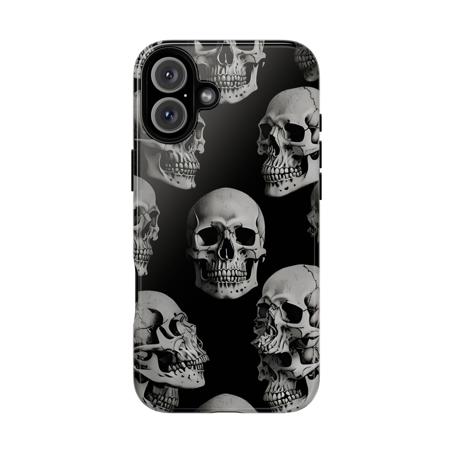 Skull Print Phone Case - Tough Cases for Bold Style