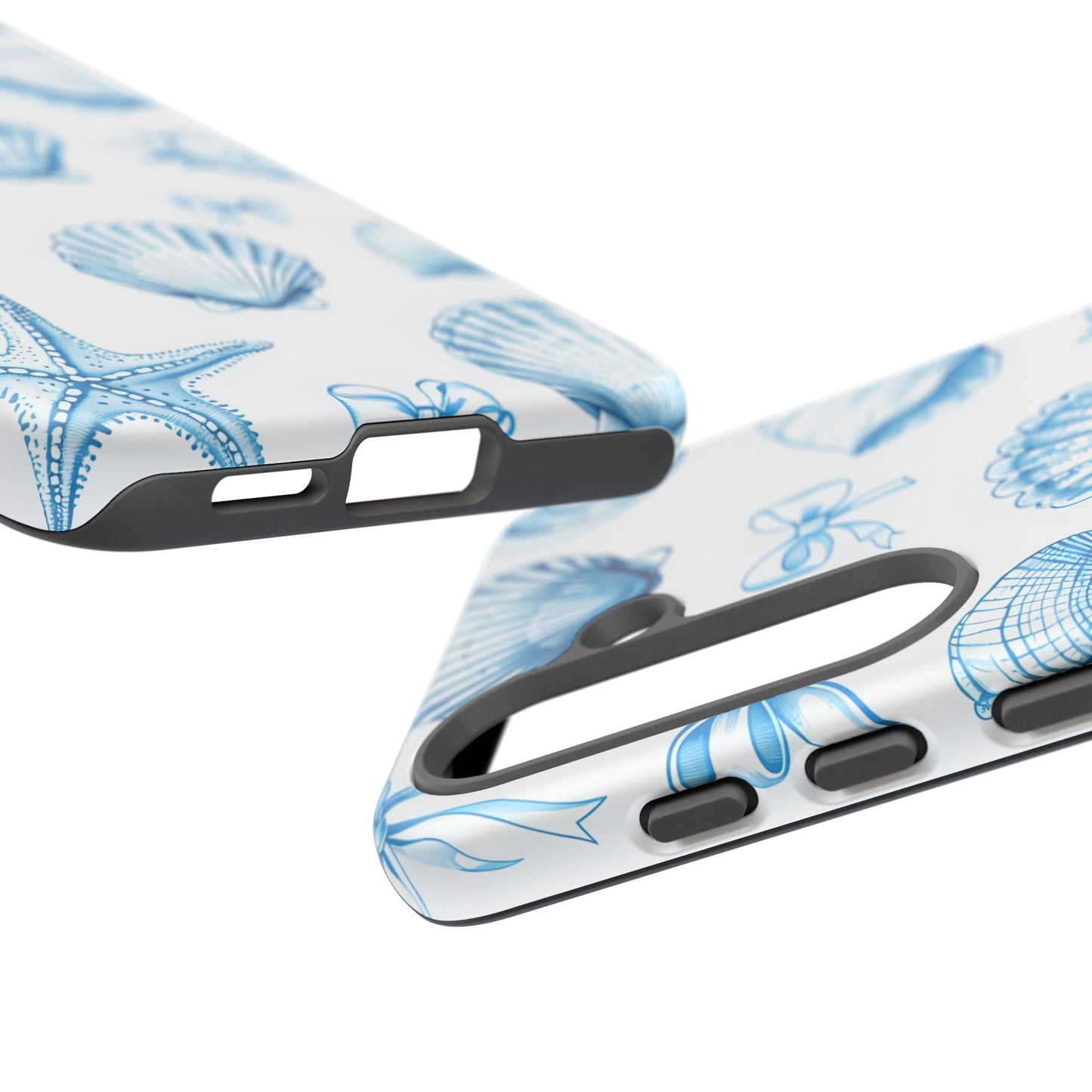 Coquette-Coastal Ocean-Themed Phone Case - Seashell and Starfish Design