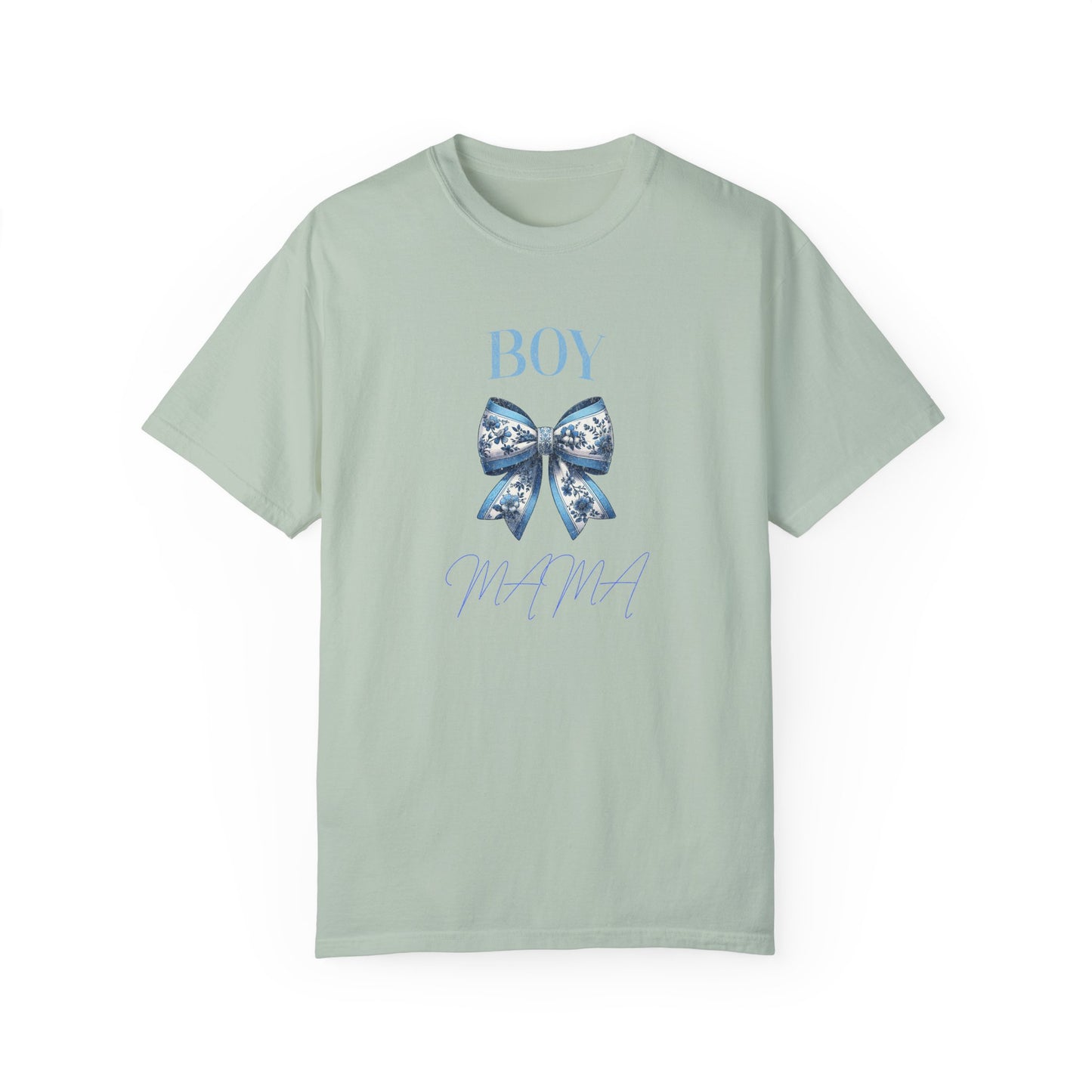 Boy Mama T-Shirt | Garment-Dyed Unisex Tee for Proud Moms