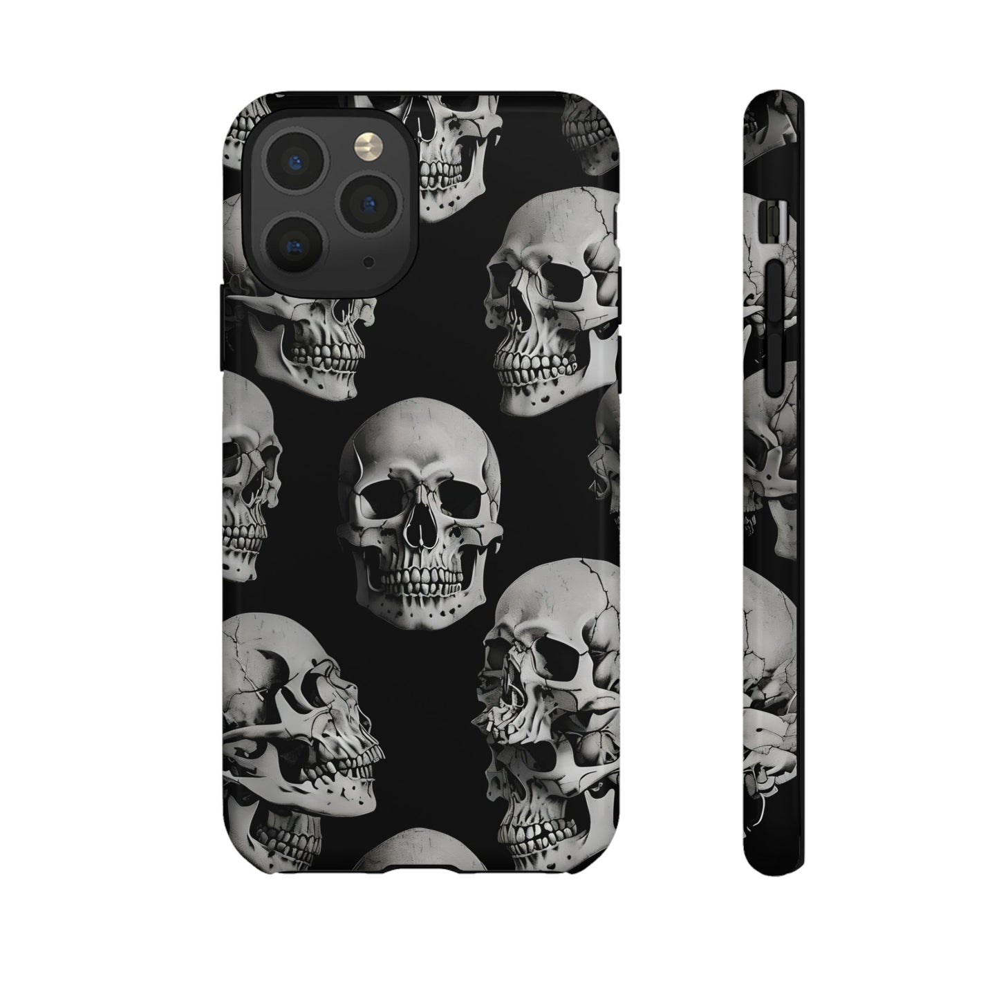 Skull Print Phone Case - Tough Cases for Bold Style